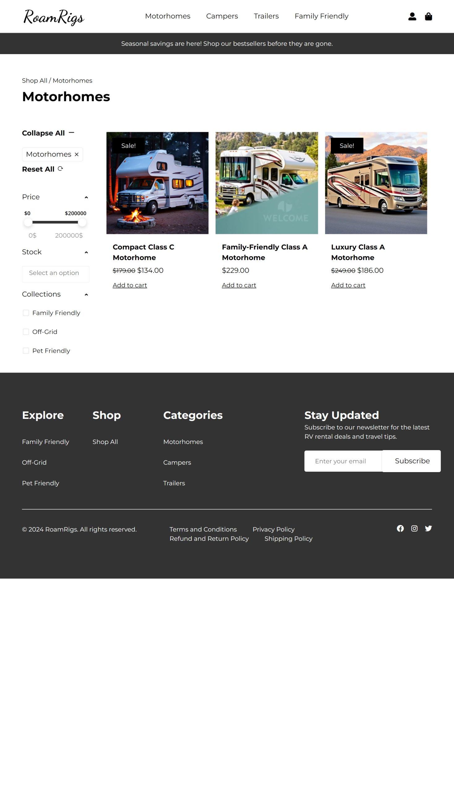 Motorhomes