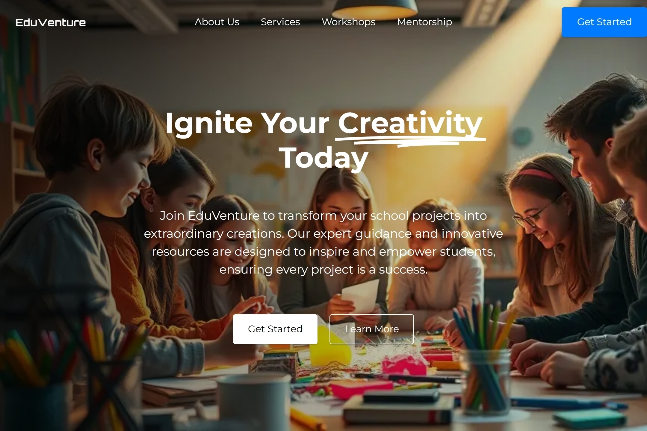 School project website template