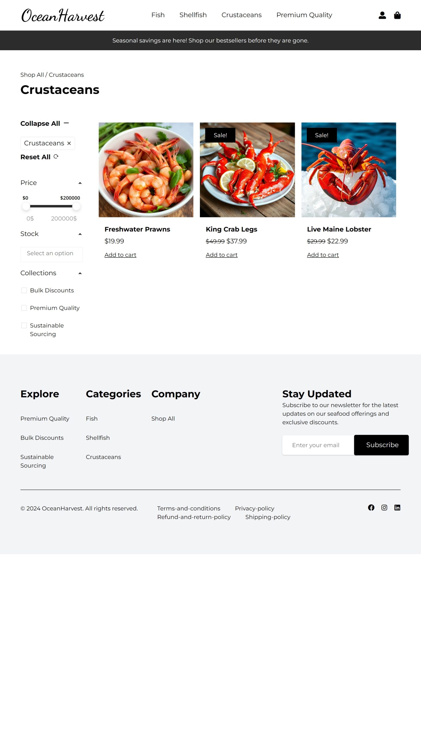 Crustaceans
