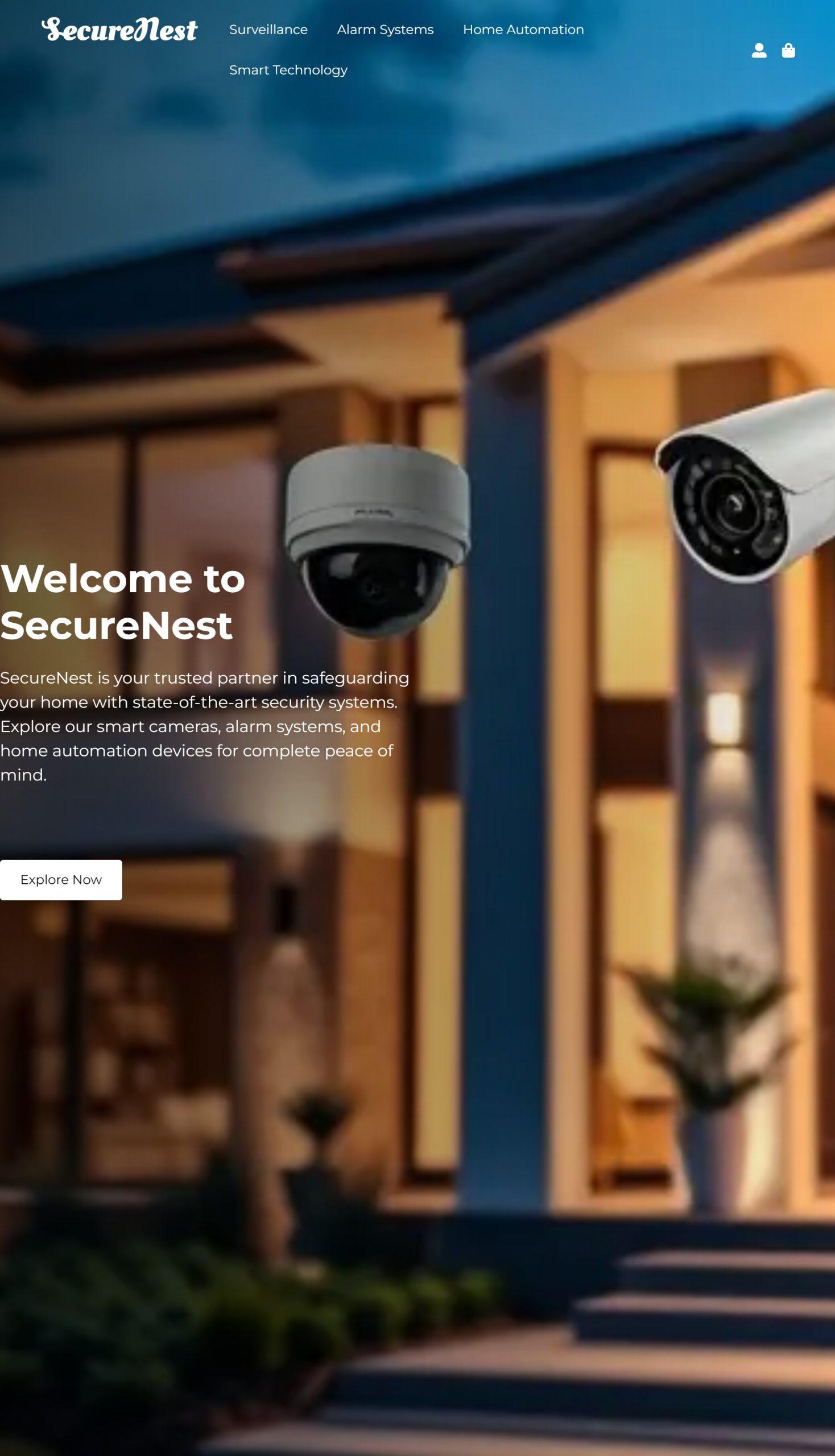 Best Security System Supplier Website Template