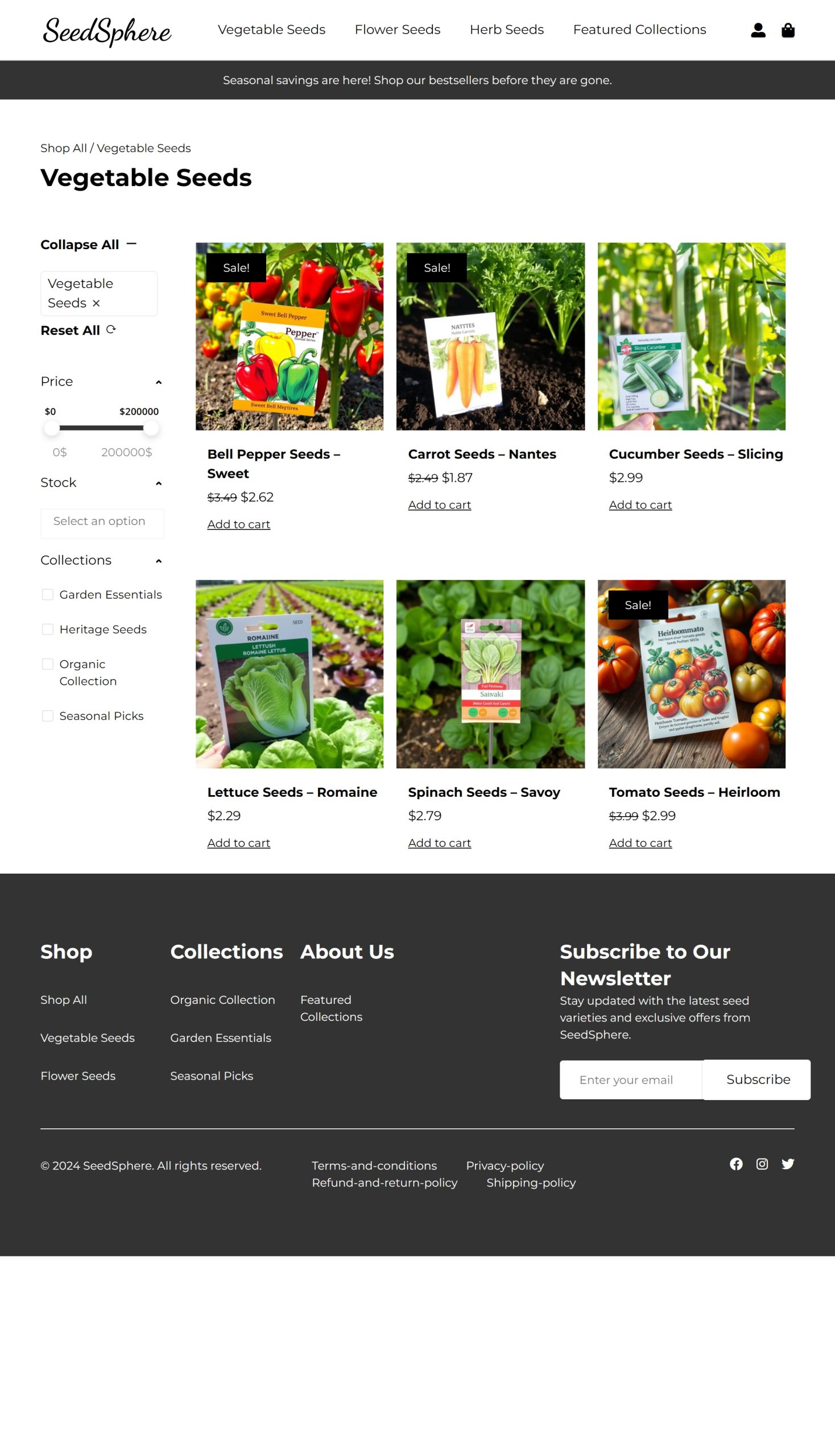 Vegetable Seeds