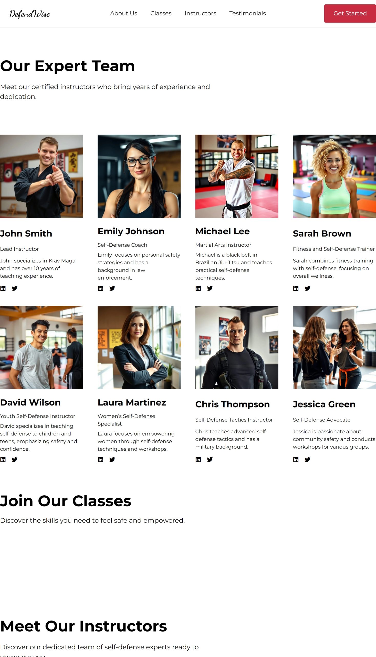 Instructors