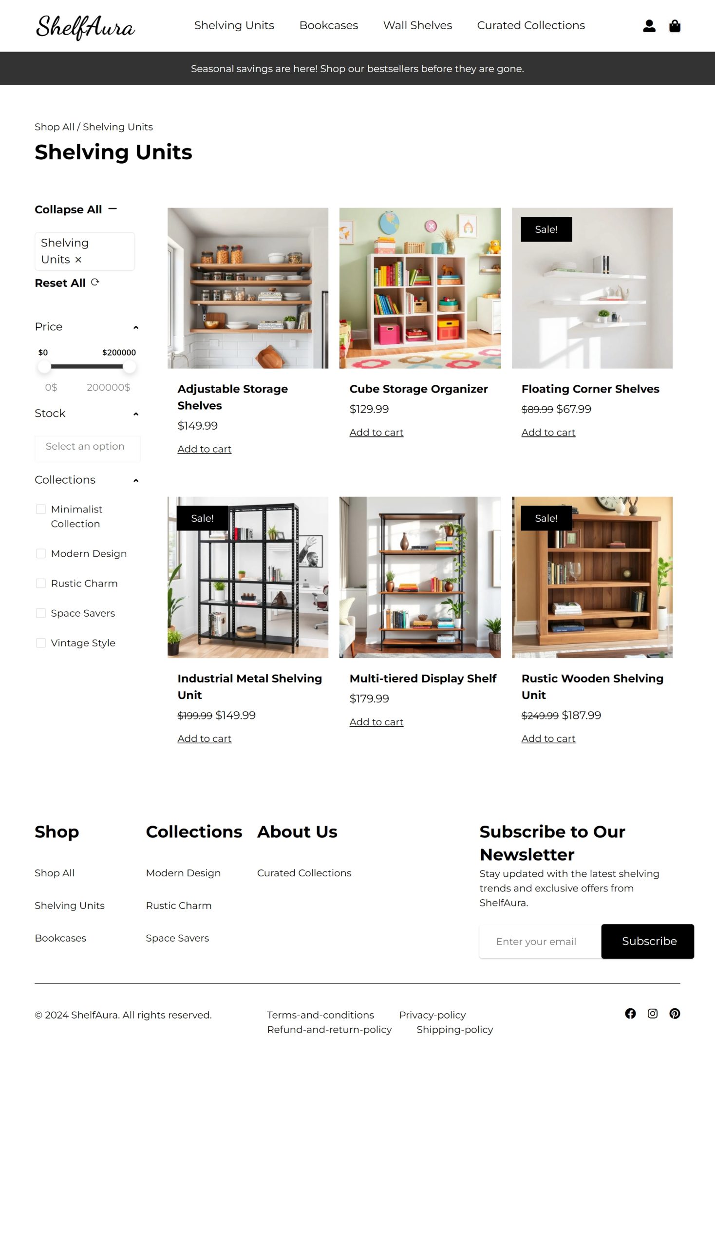 Shelving Units