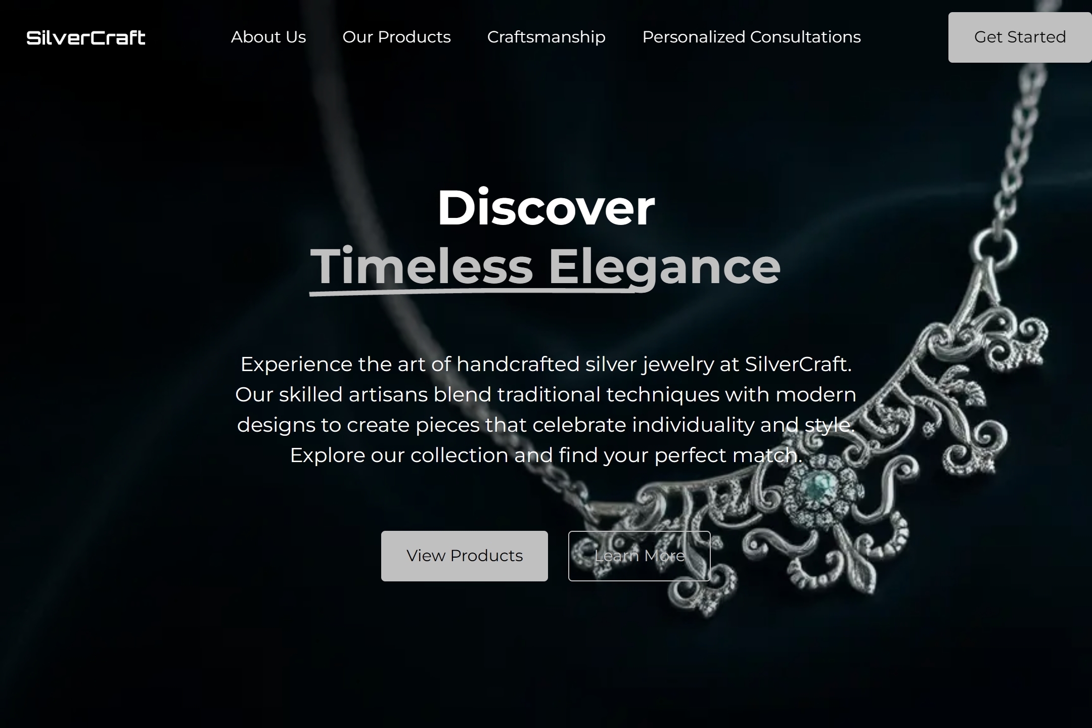Silversmith website template