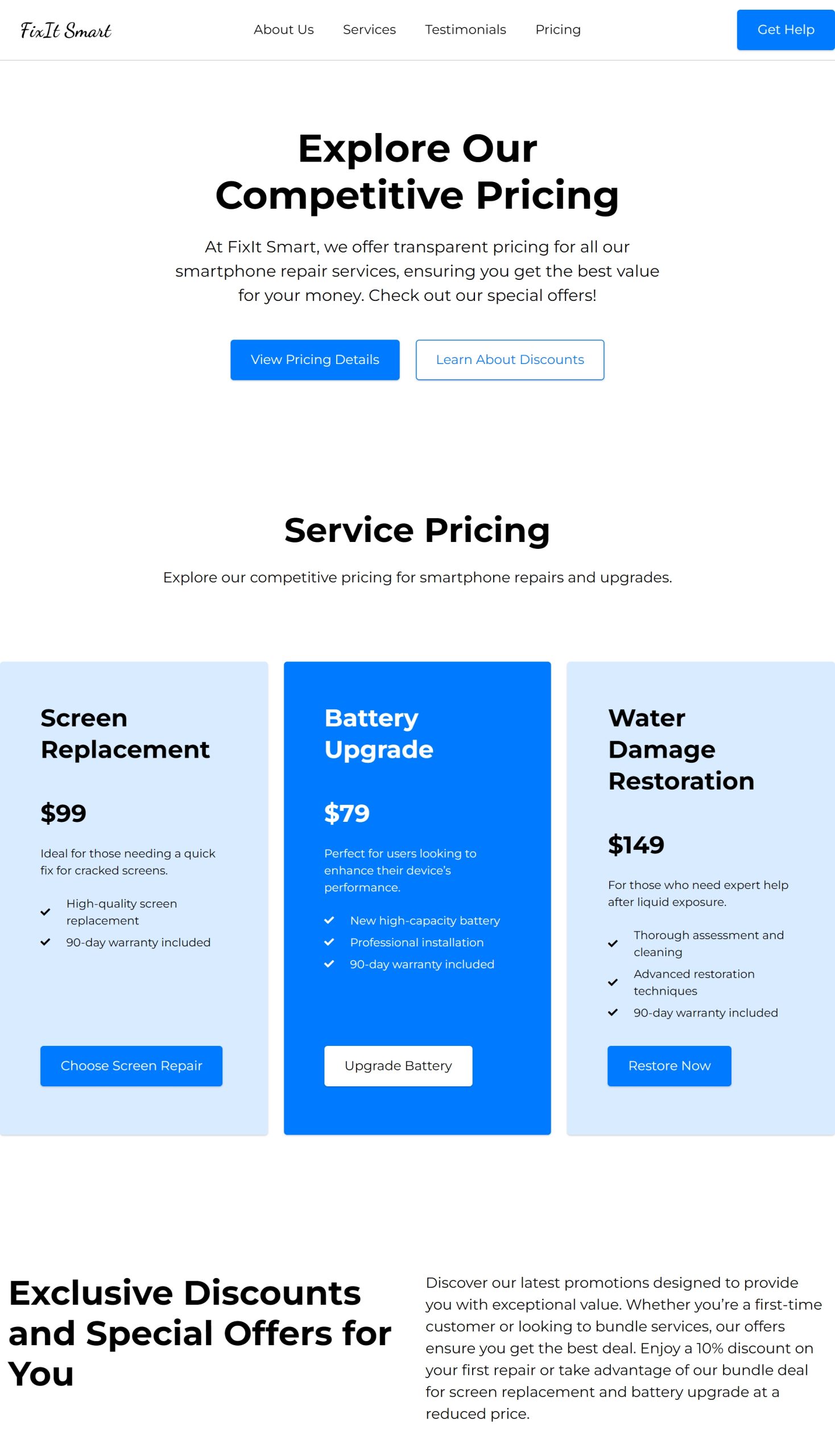 Pricing