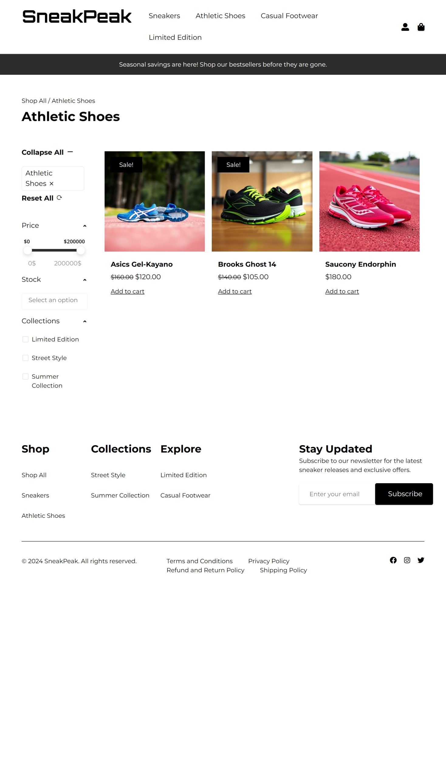 Athletic Shoes