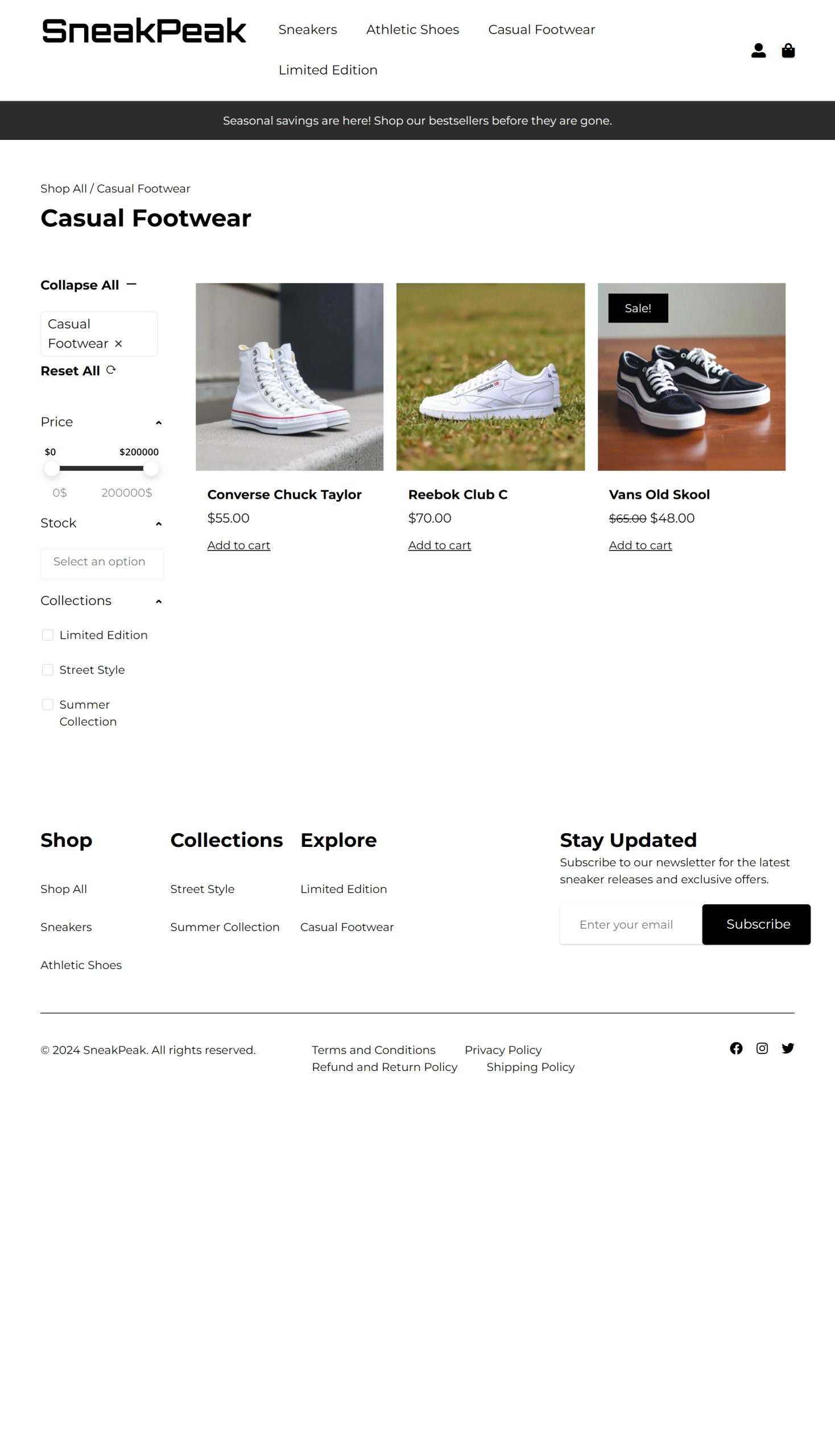 Casual Footwear