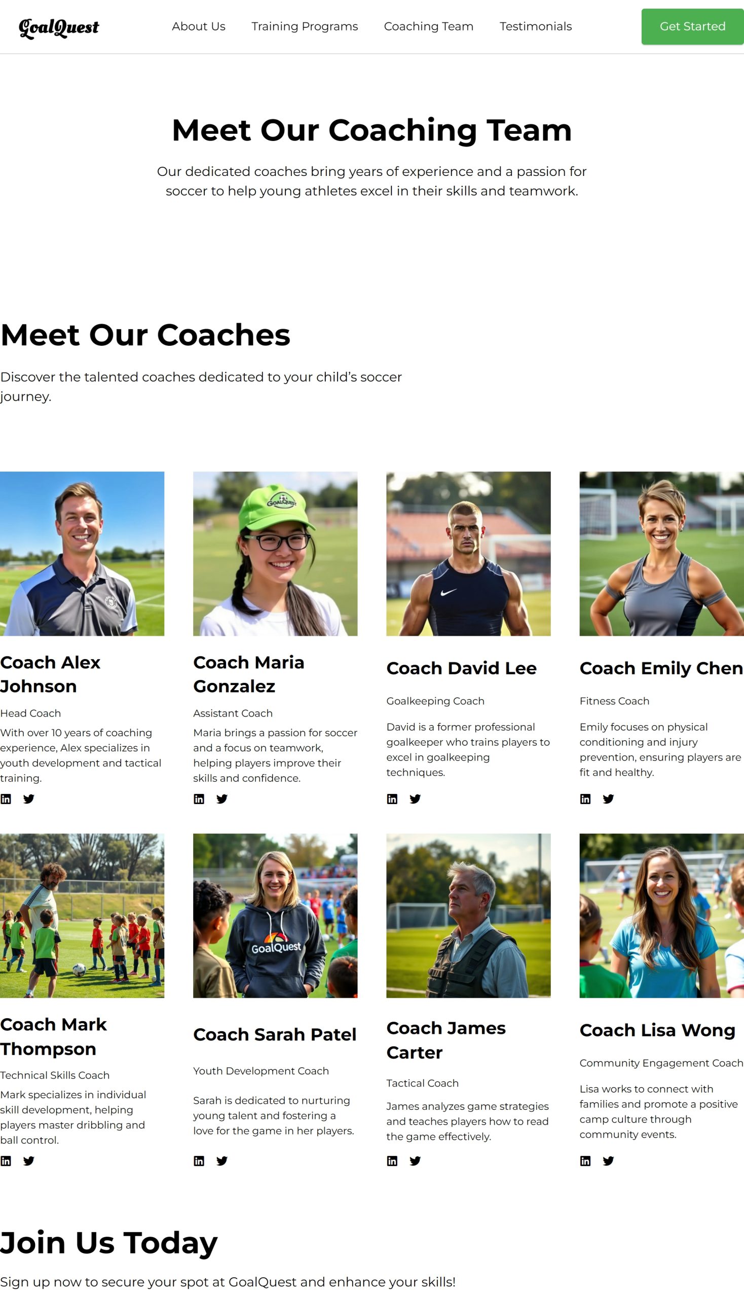Coaching Team