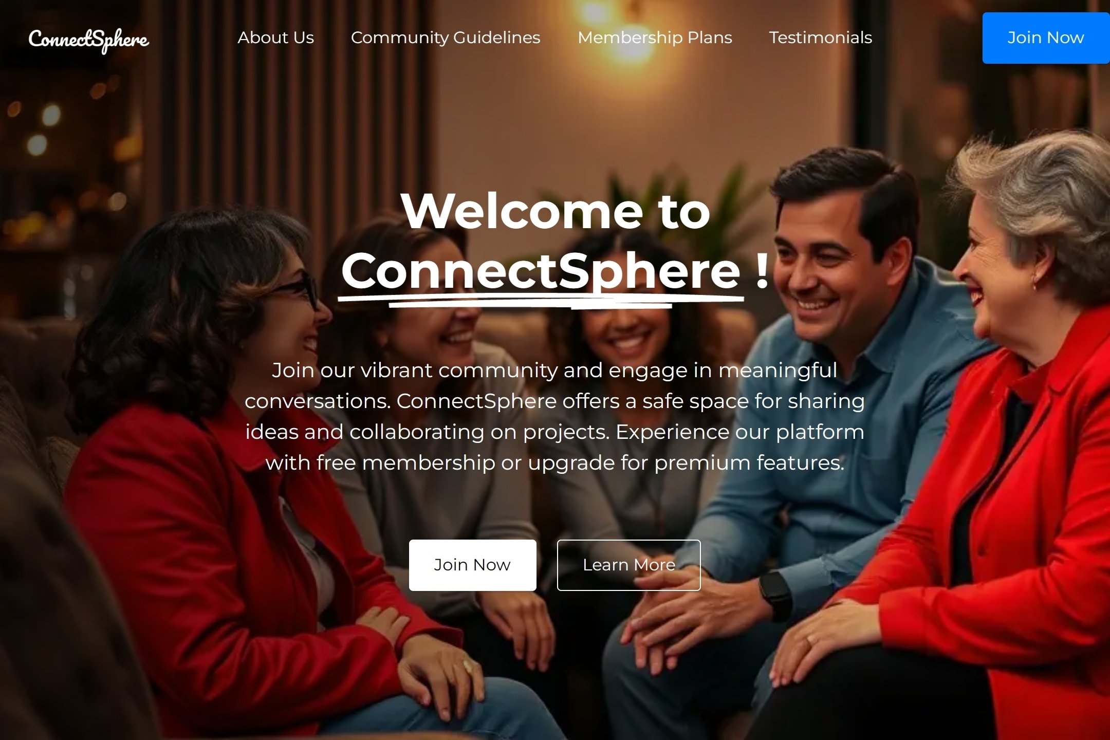 Social Forum website template