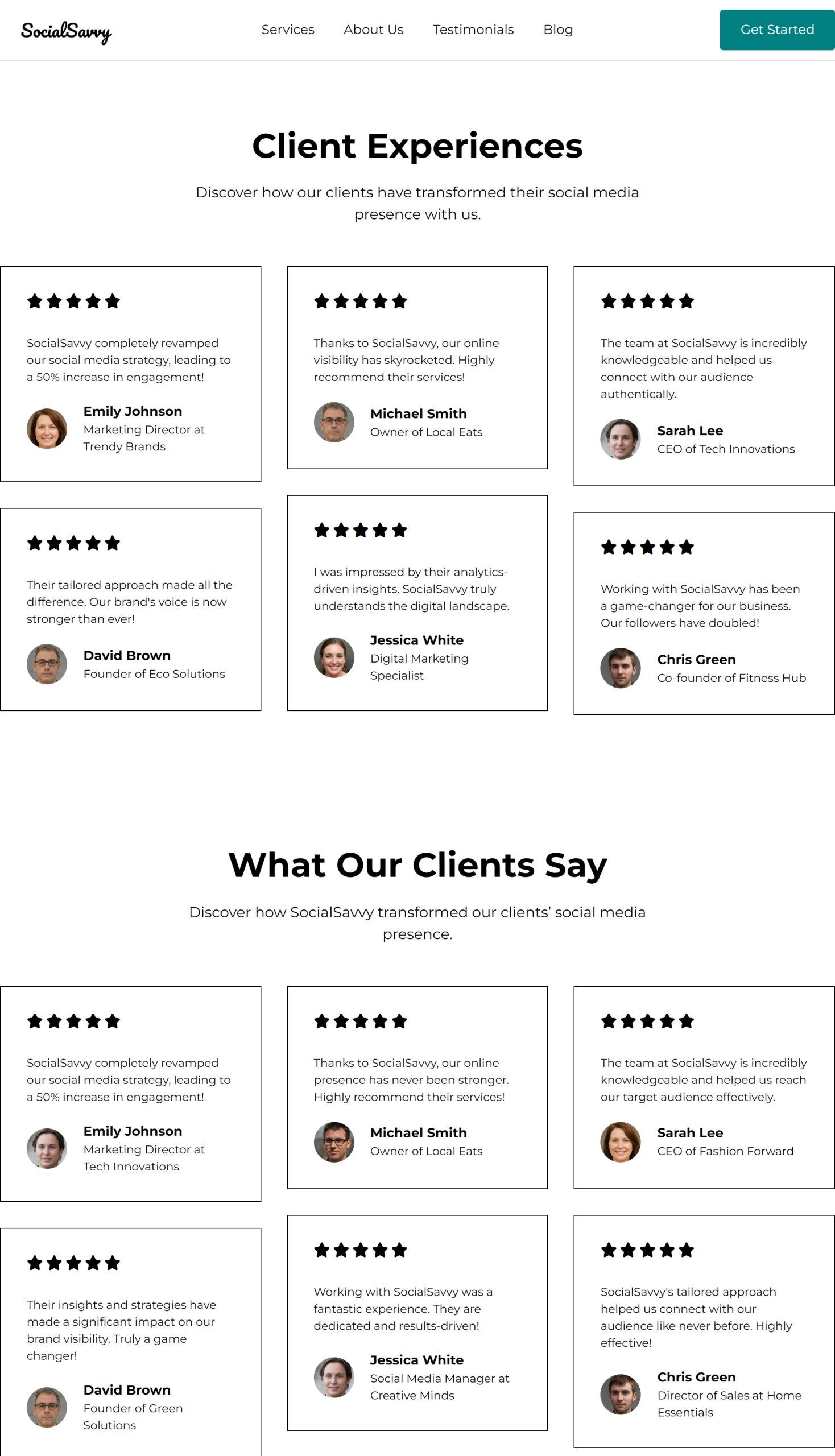 Testimonials