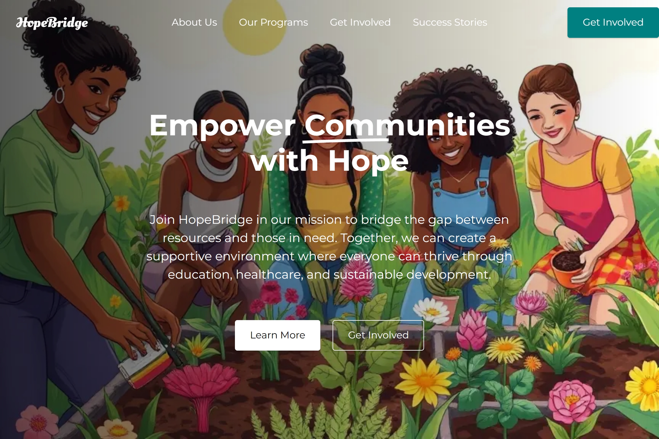 Social welfare organization website template