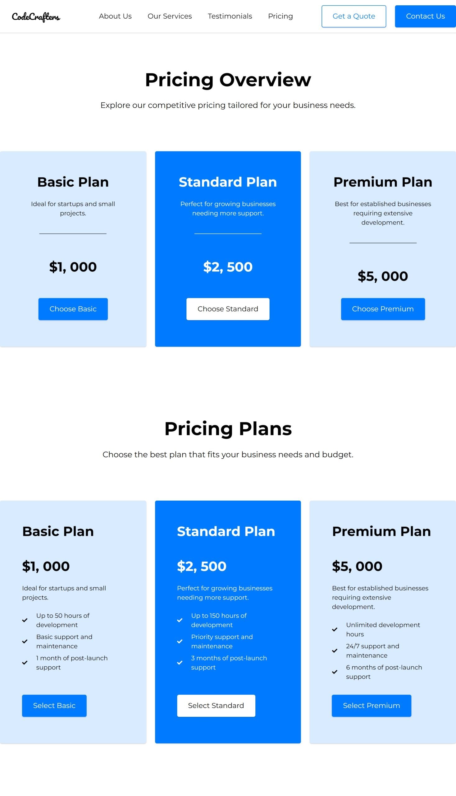 Pricing