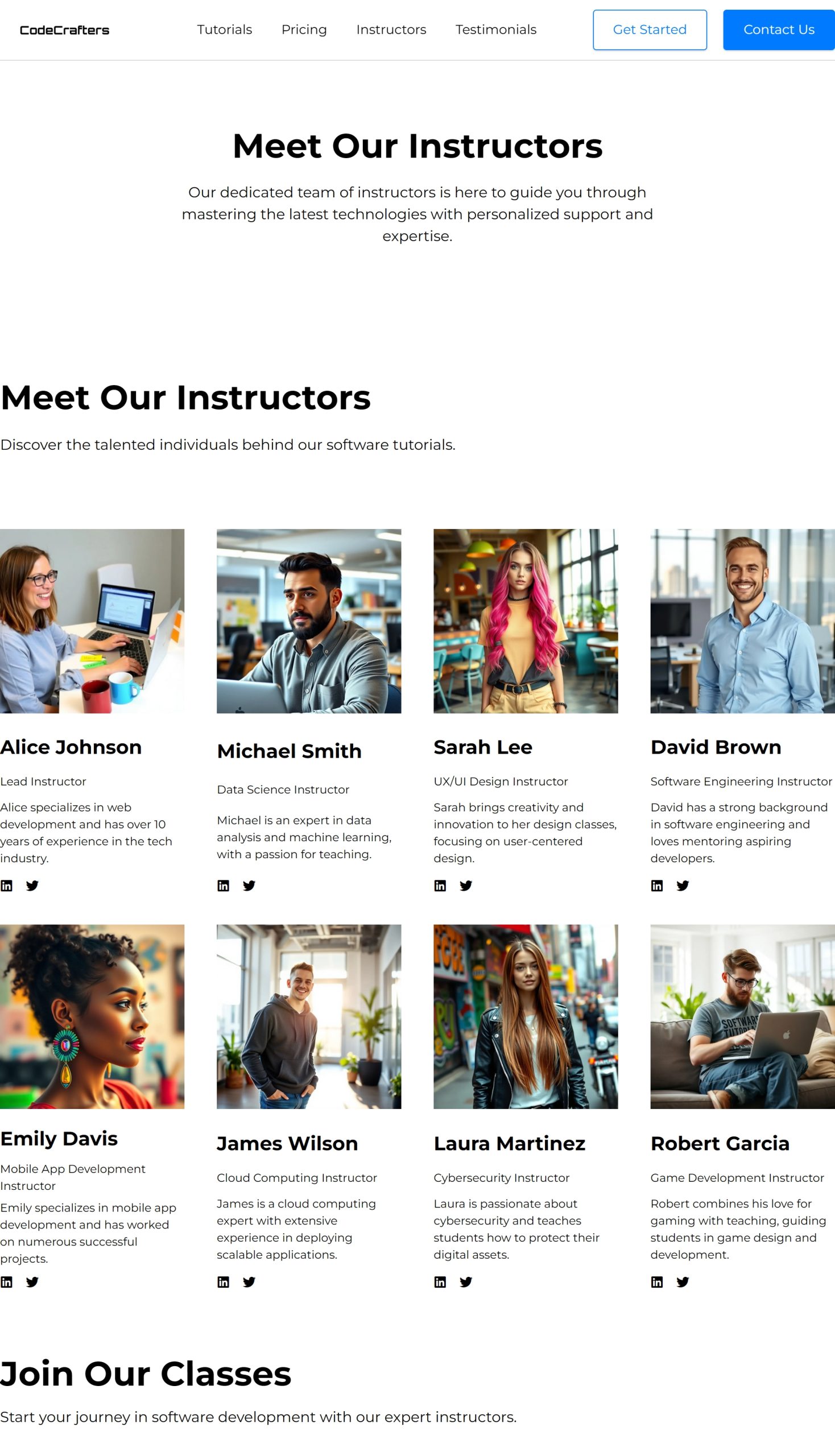 Instructors