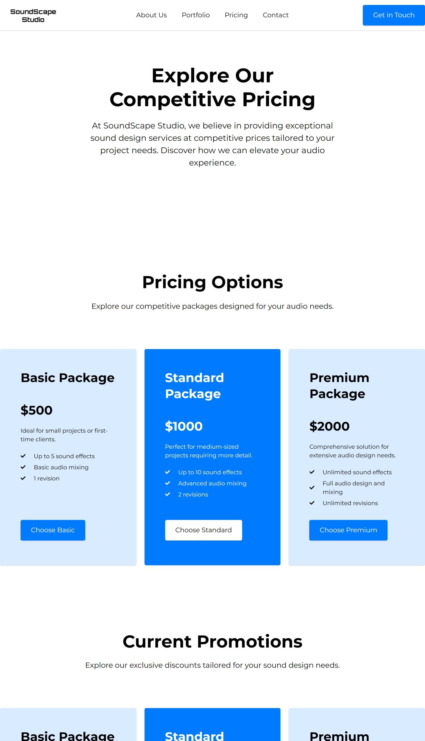 Pricing