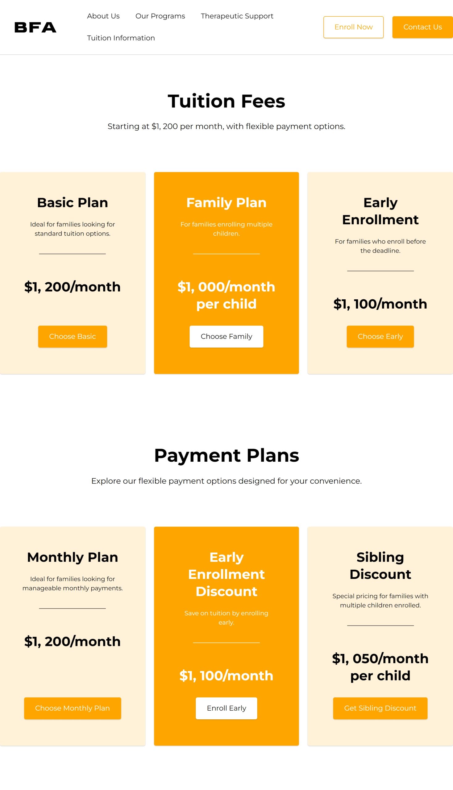 Tuition Information