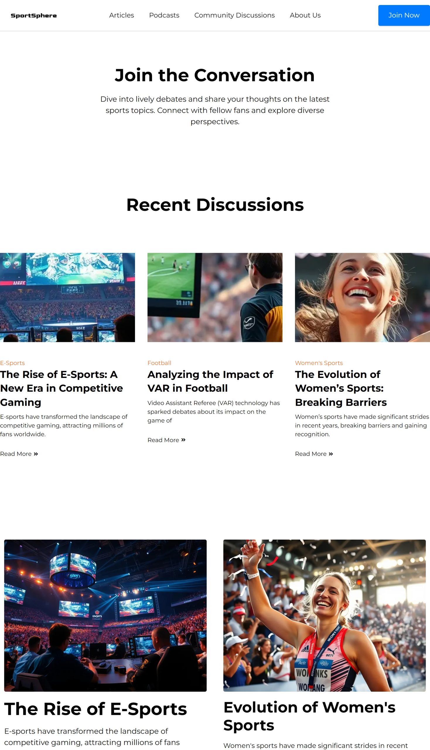 Community Discussions