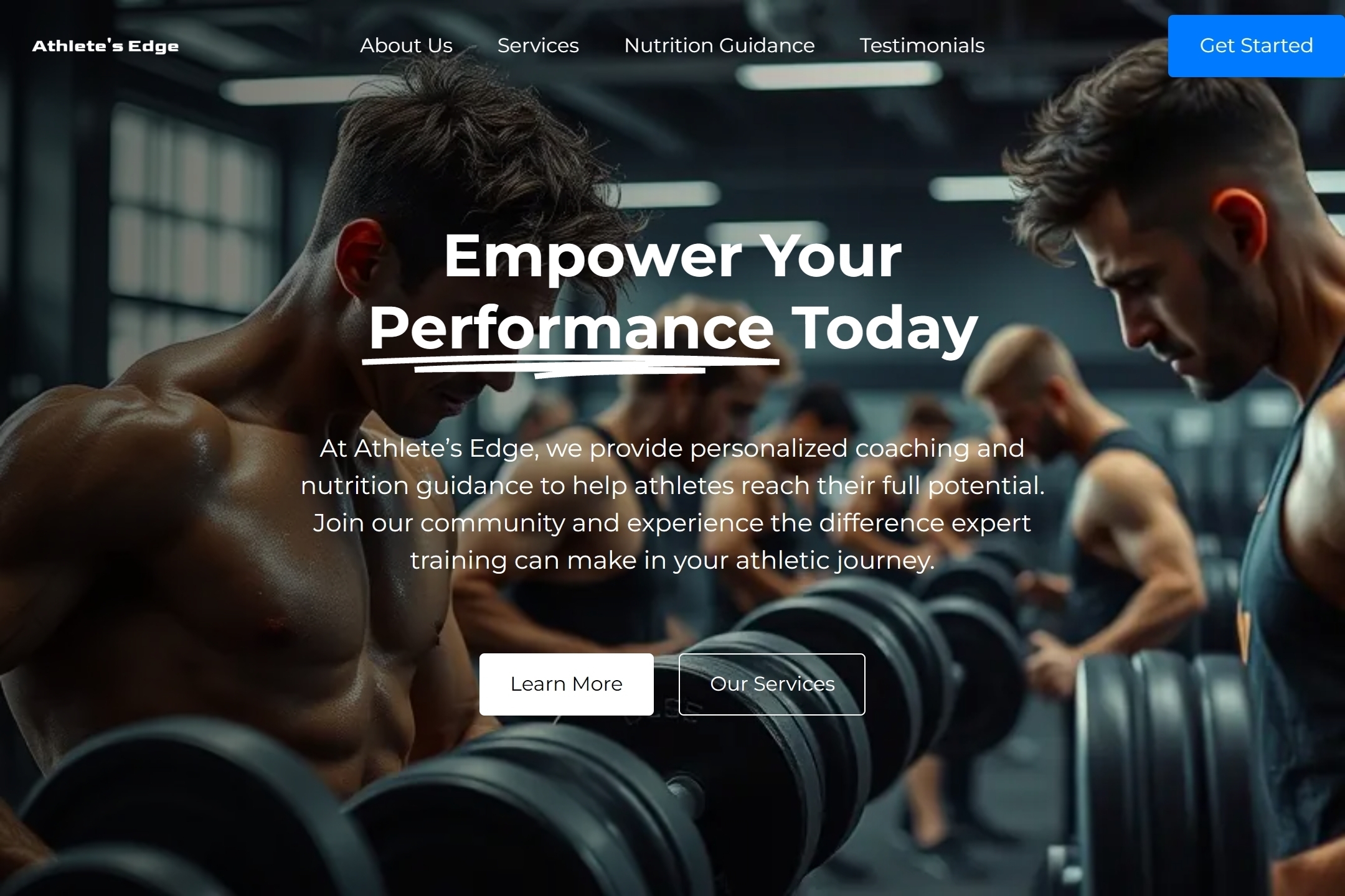 Sportsman website template