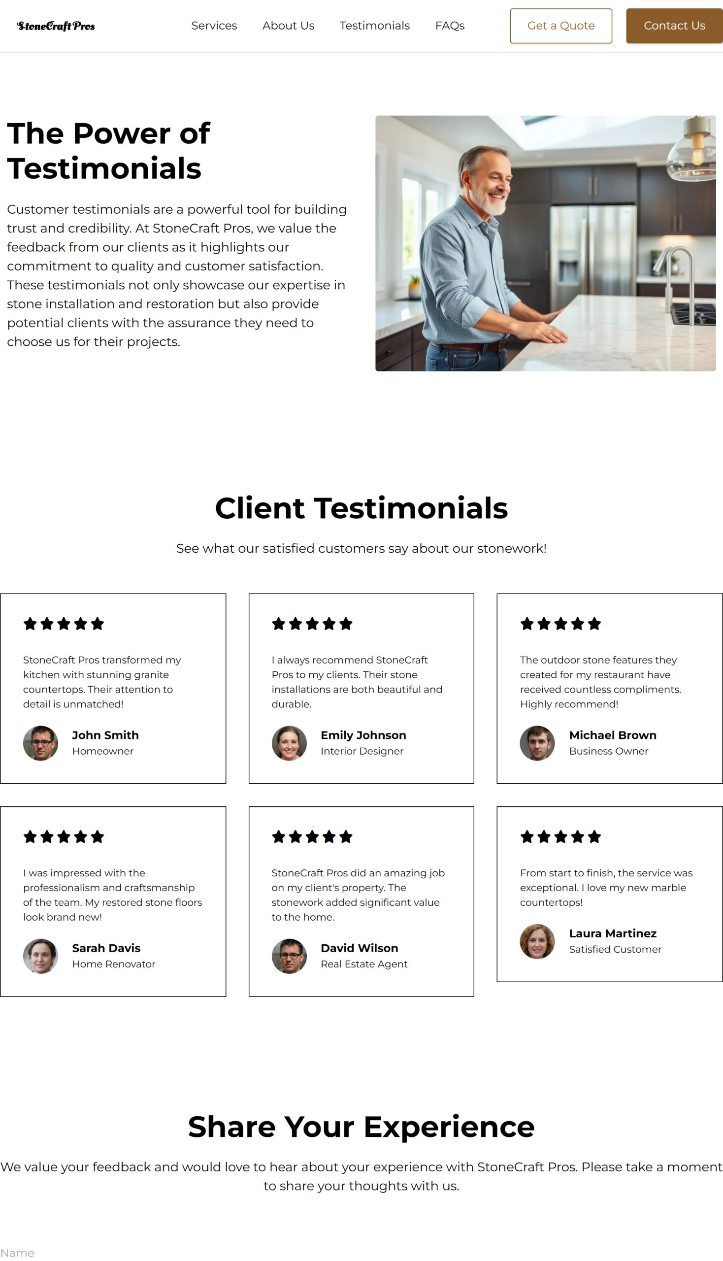 Testimonials