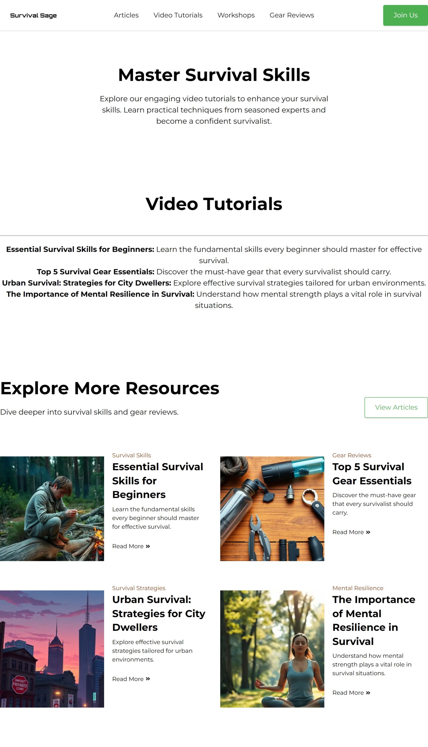 Video Tutorials