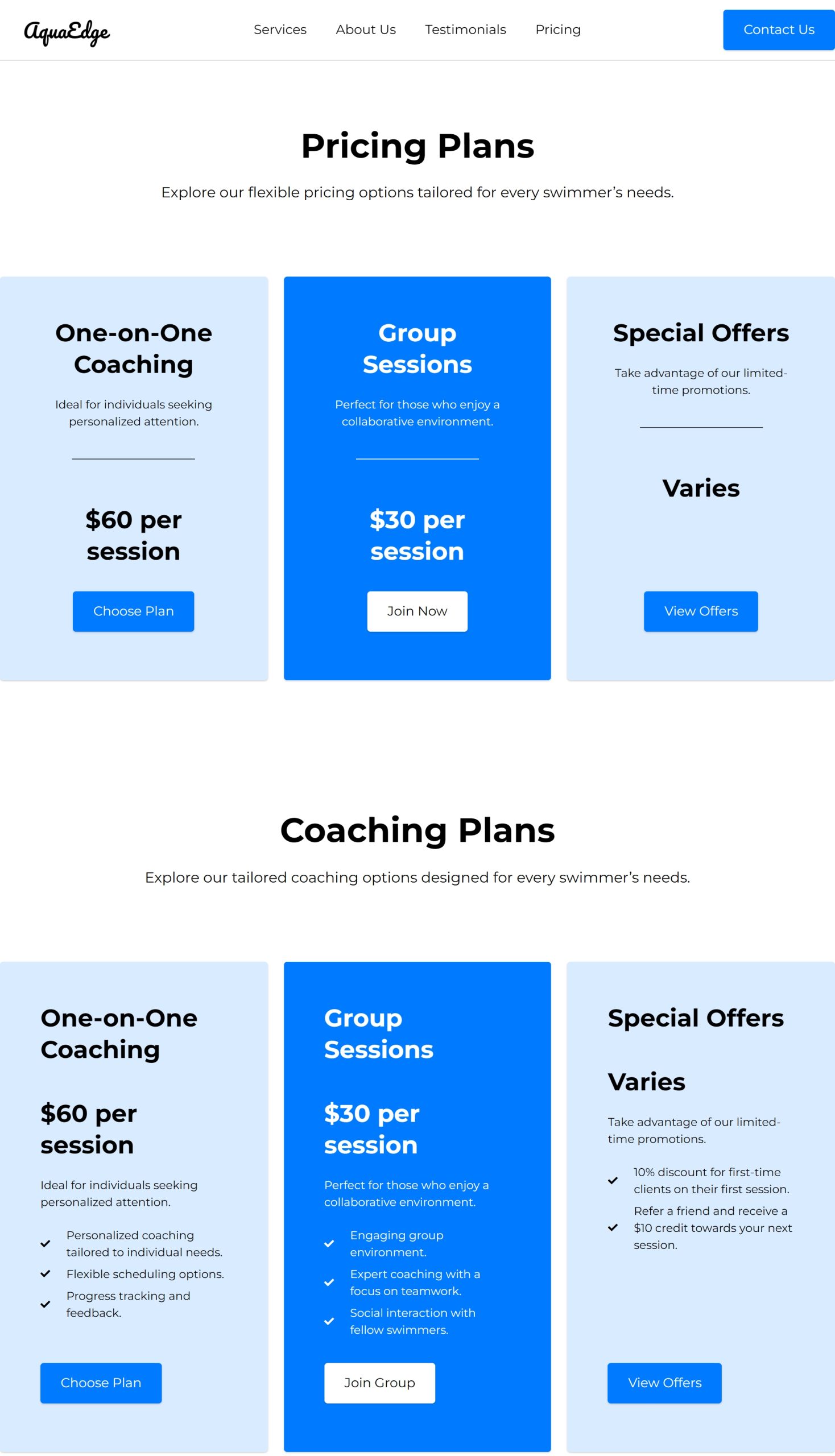 Pricing