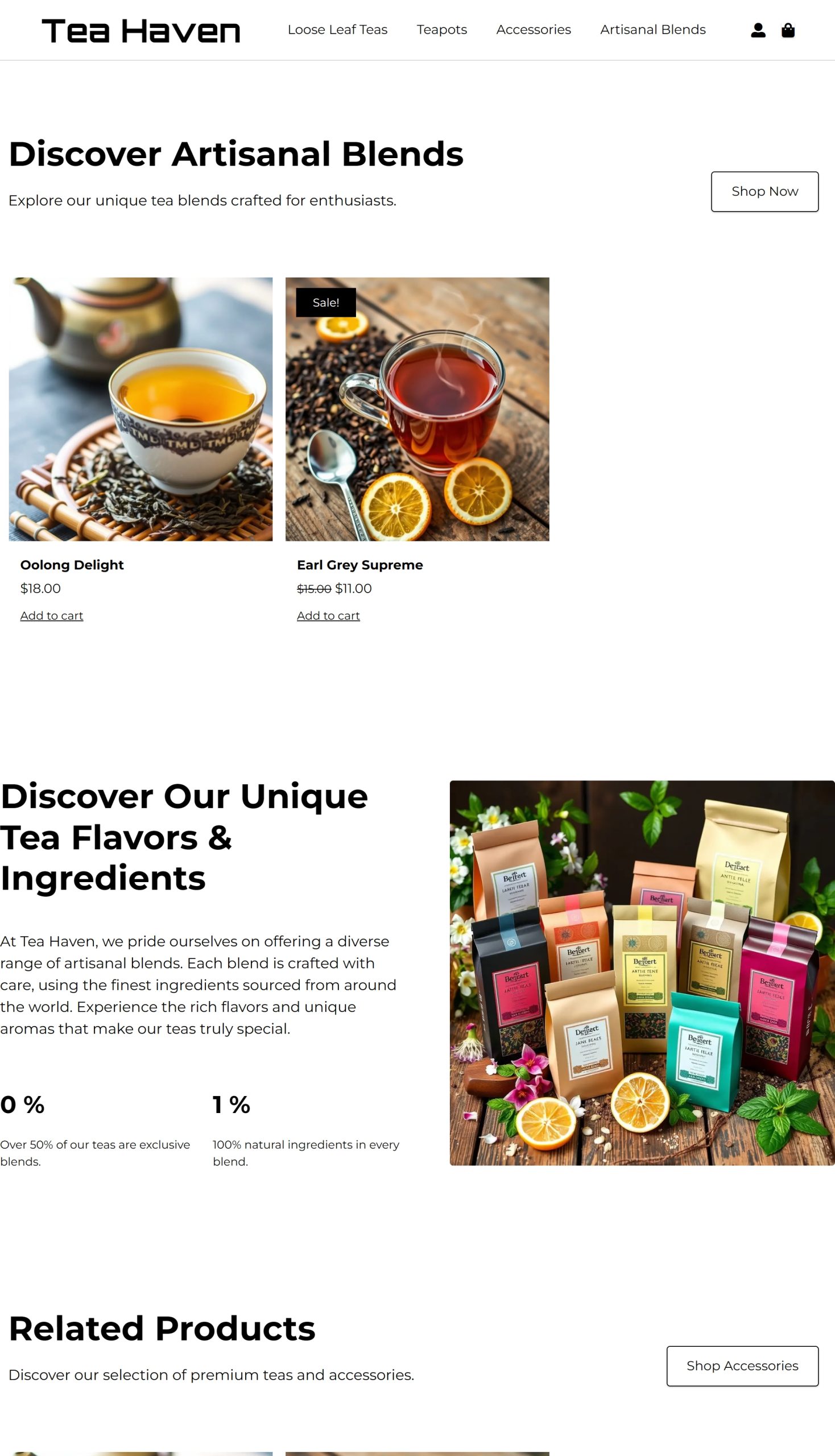 Artisanal Blends