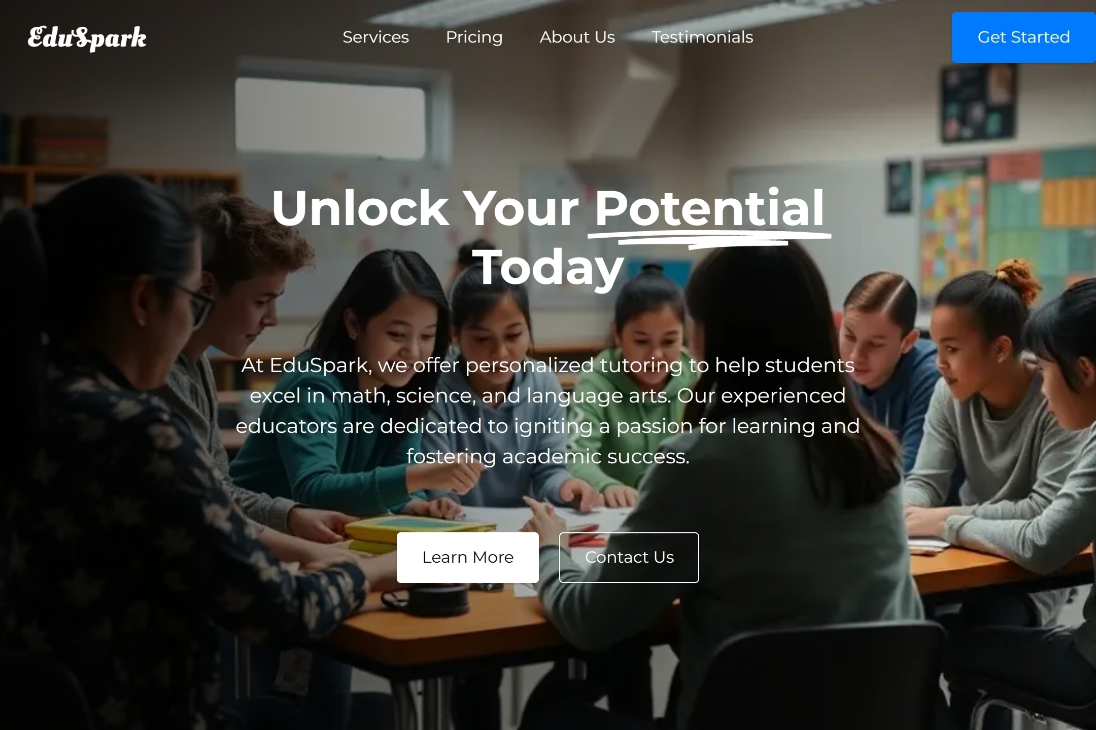 Teacher website template
