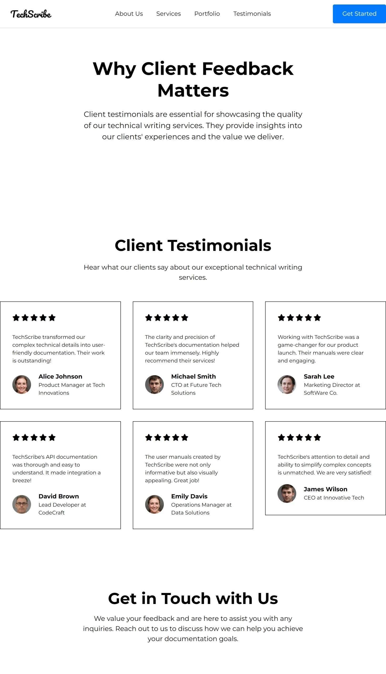 Testimonials