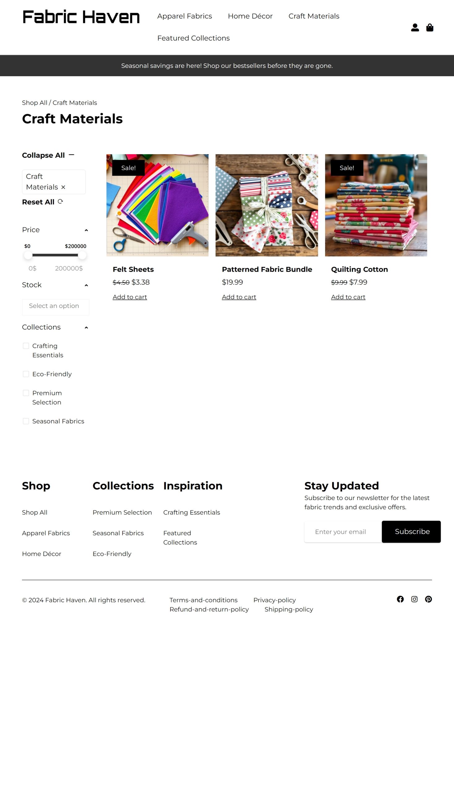 Craft Materials