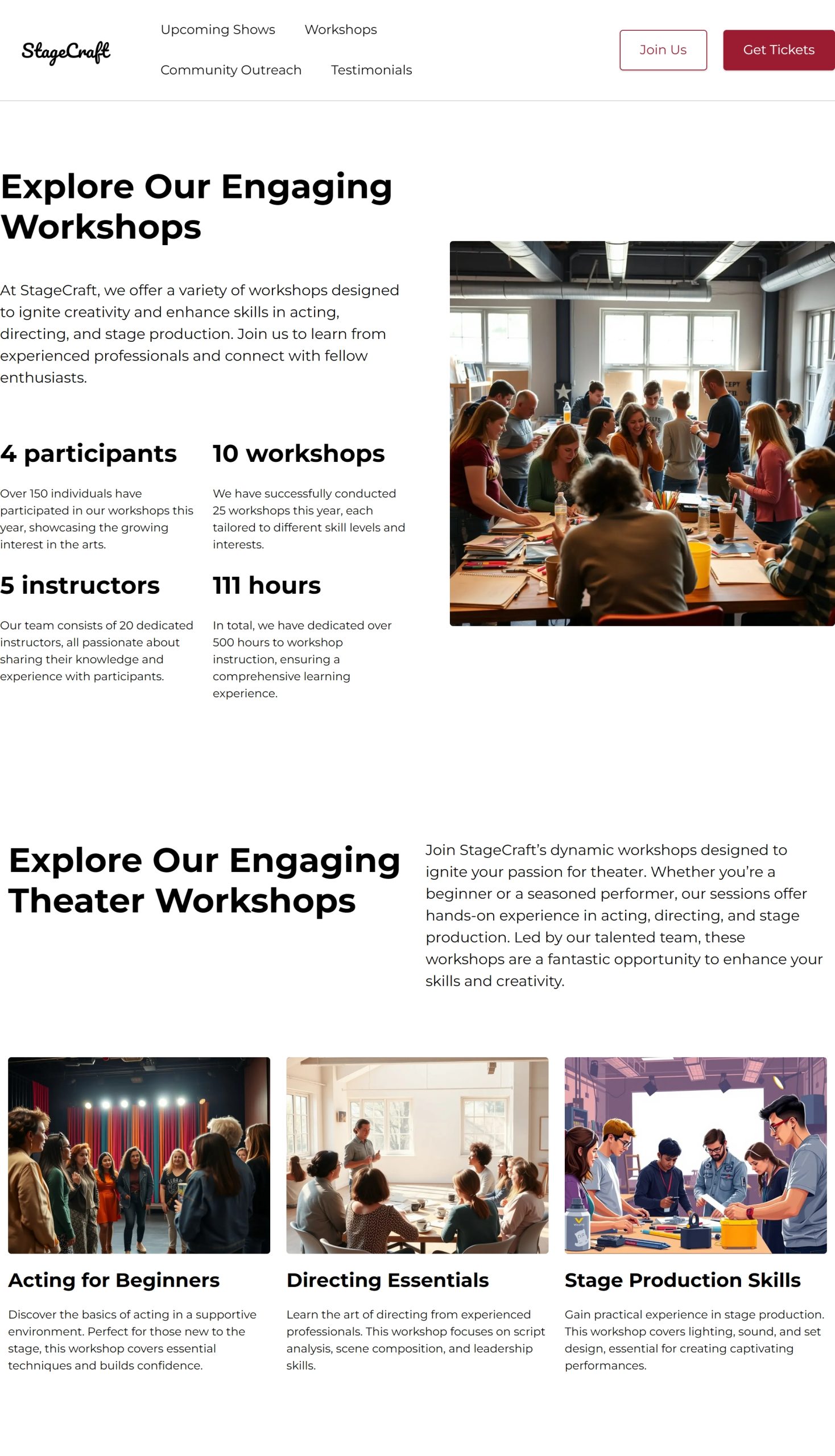Workshops