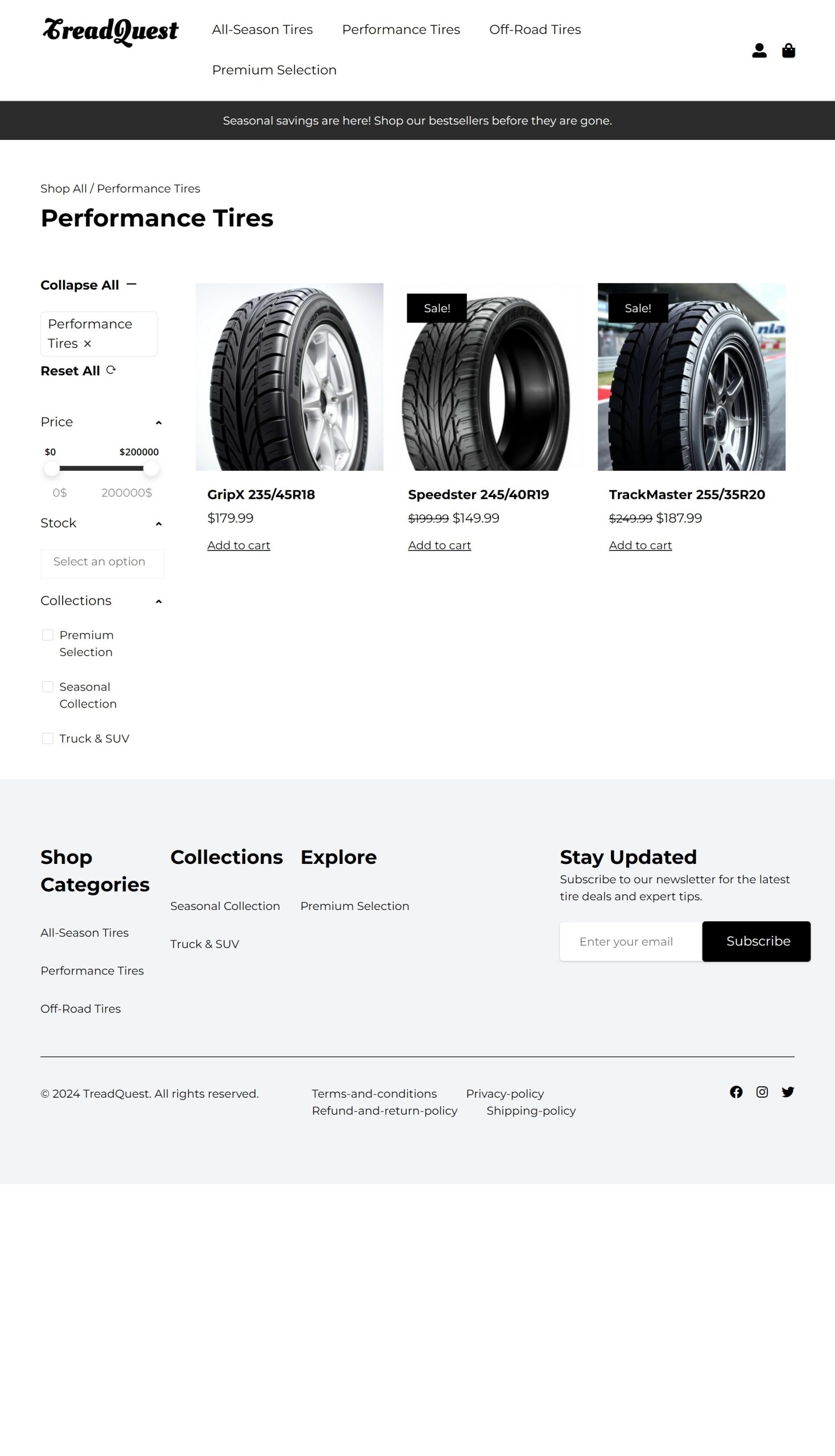 Performance Tires