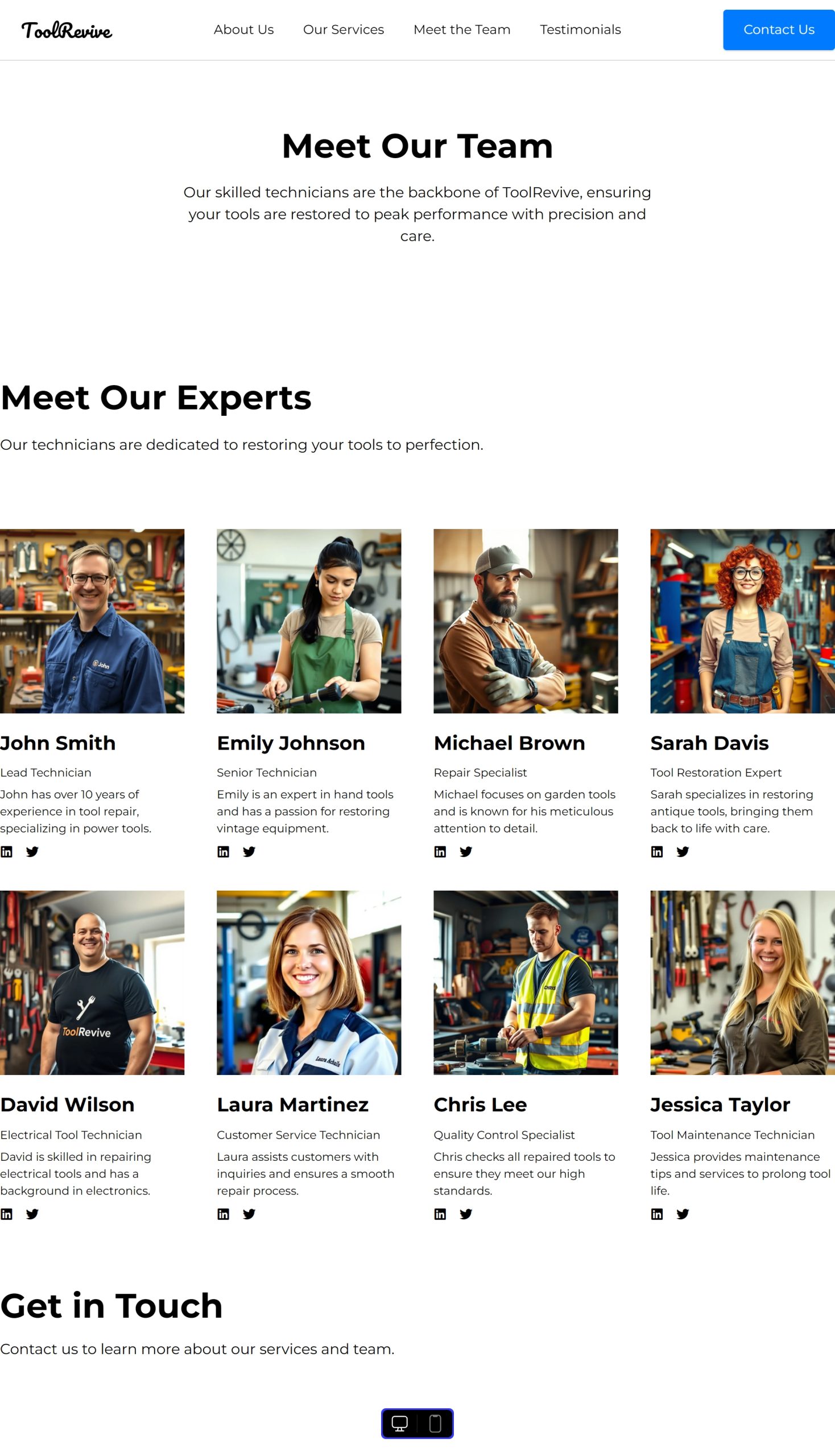 Meet The Team