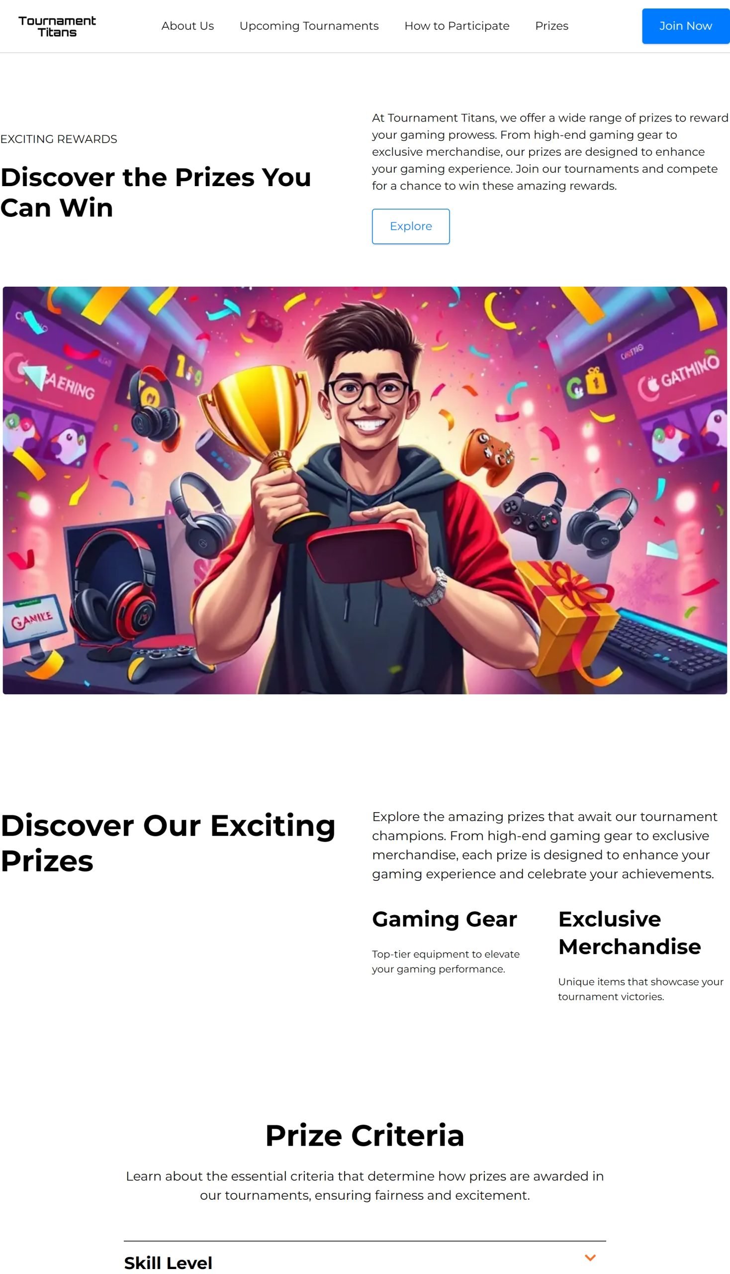 Prizes
