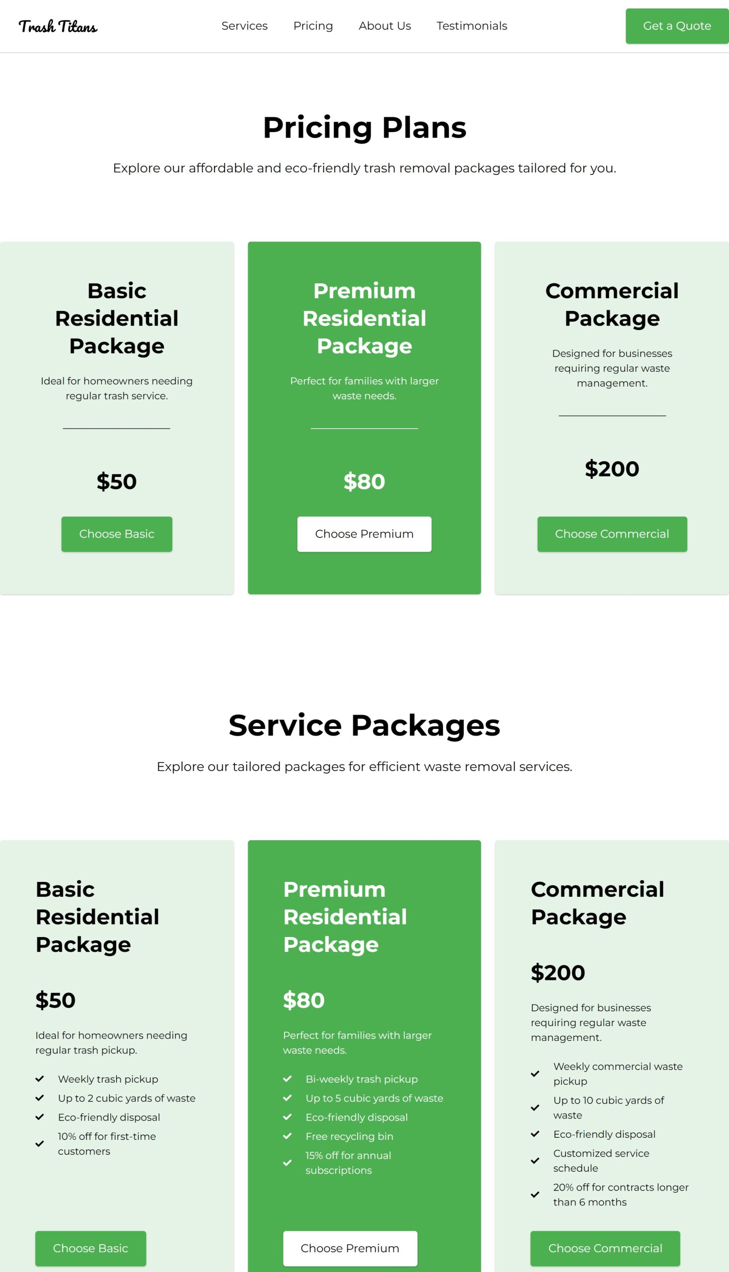 Pricing