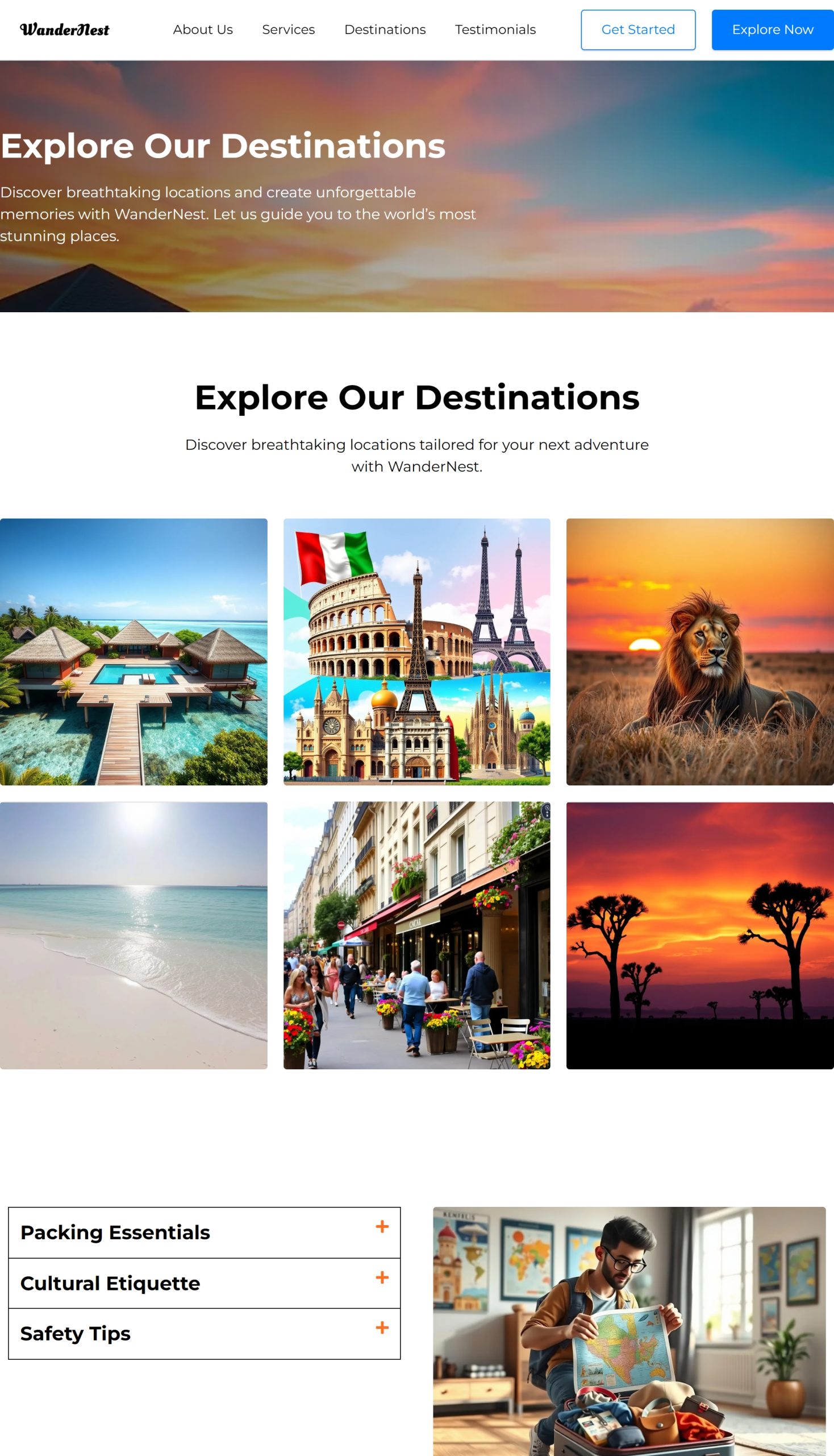 Destinations