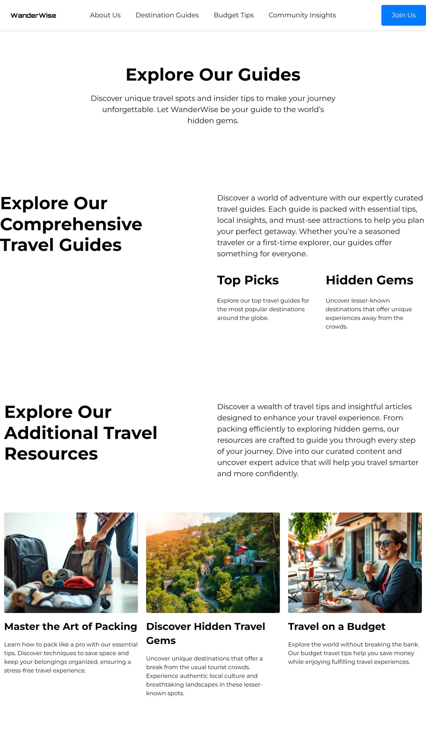 Destination Guides