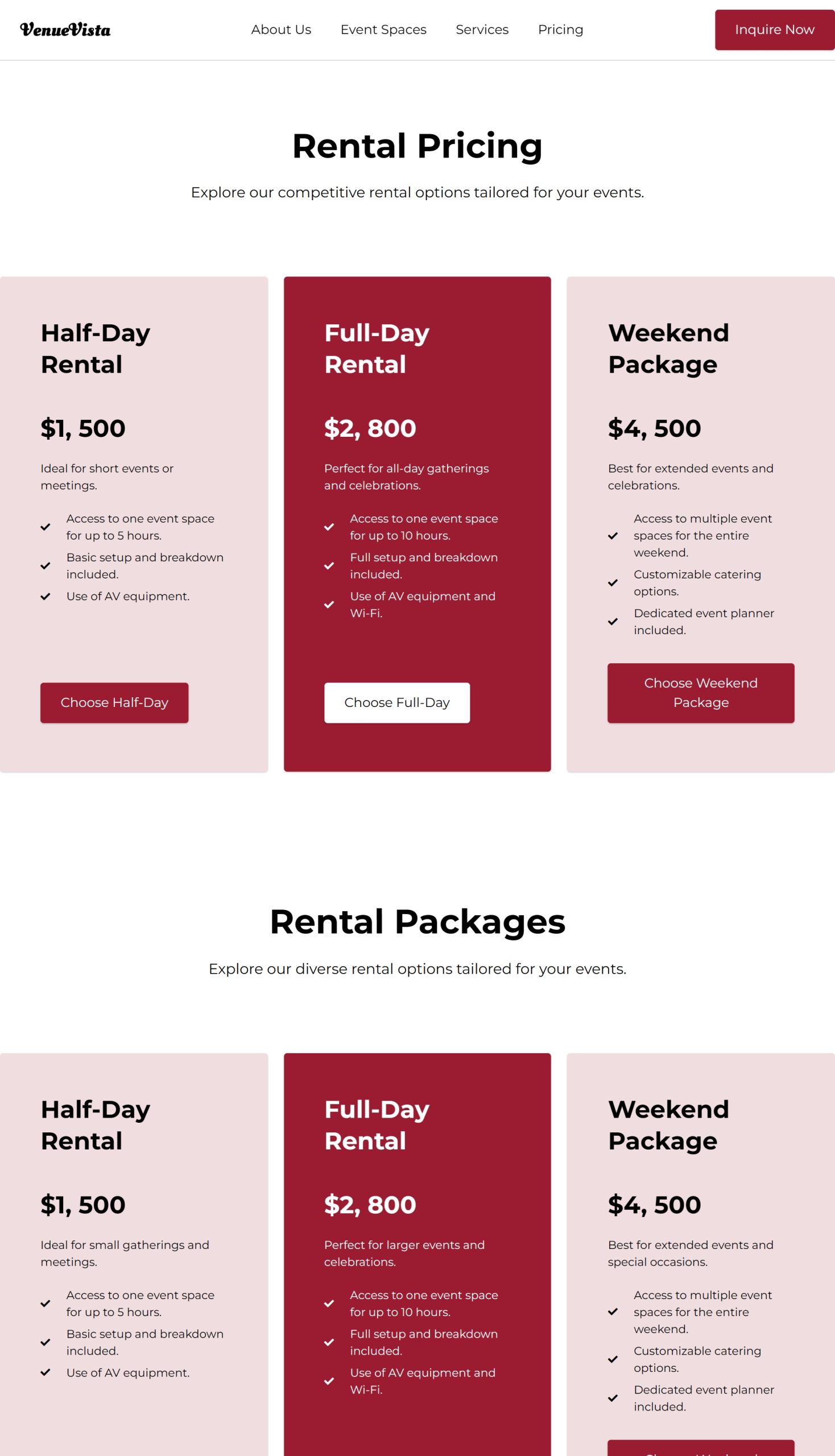 Pricing