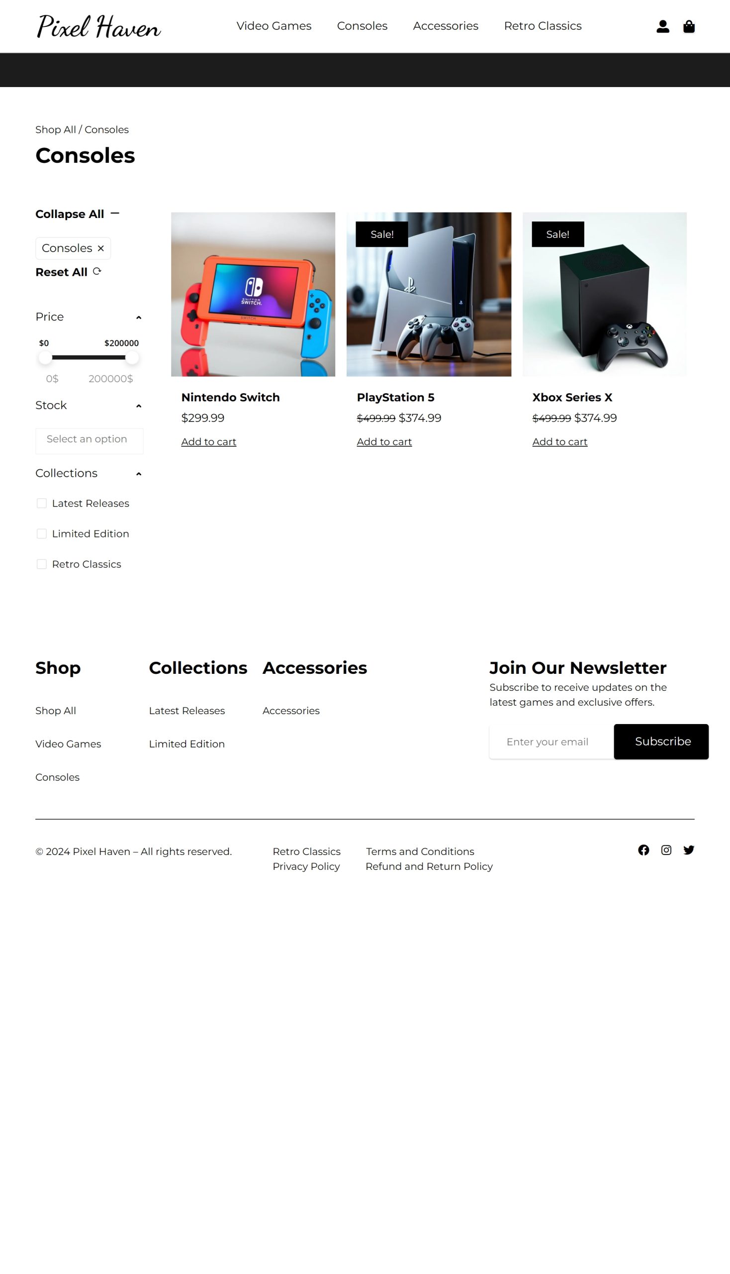 Consoles
