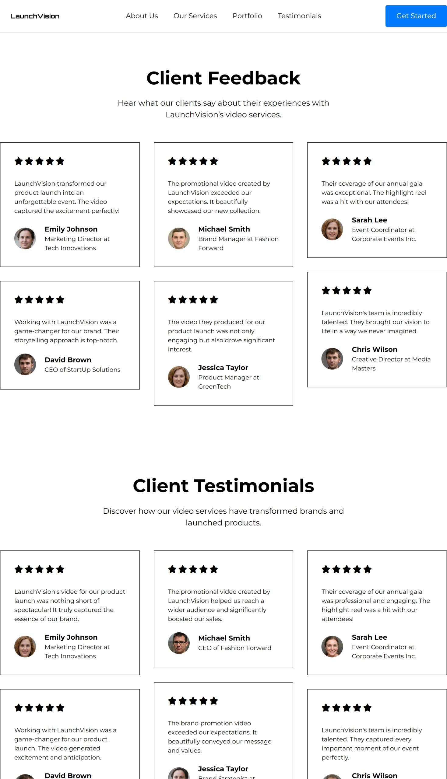 Testimonials
