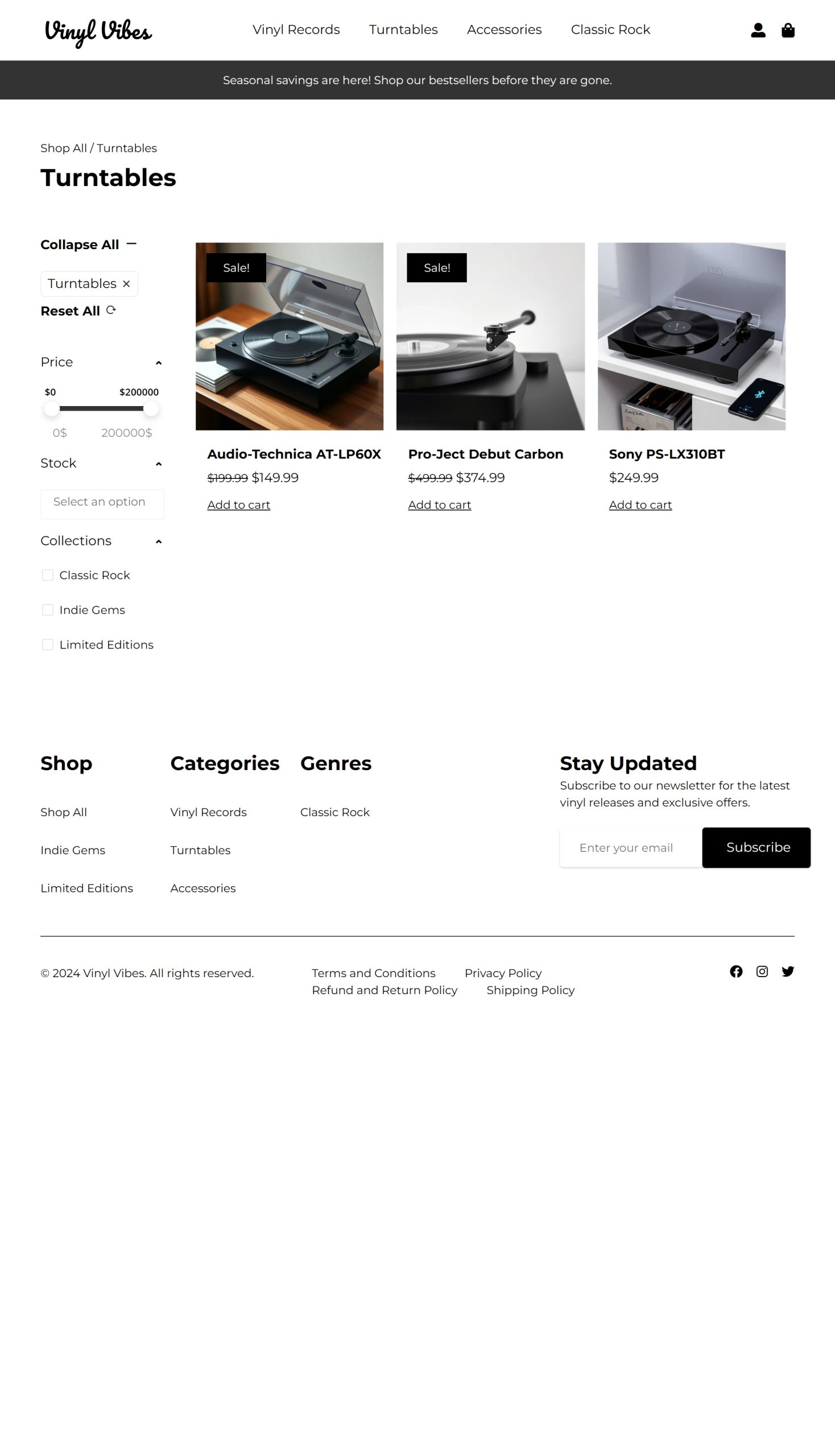 Turntables