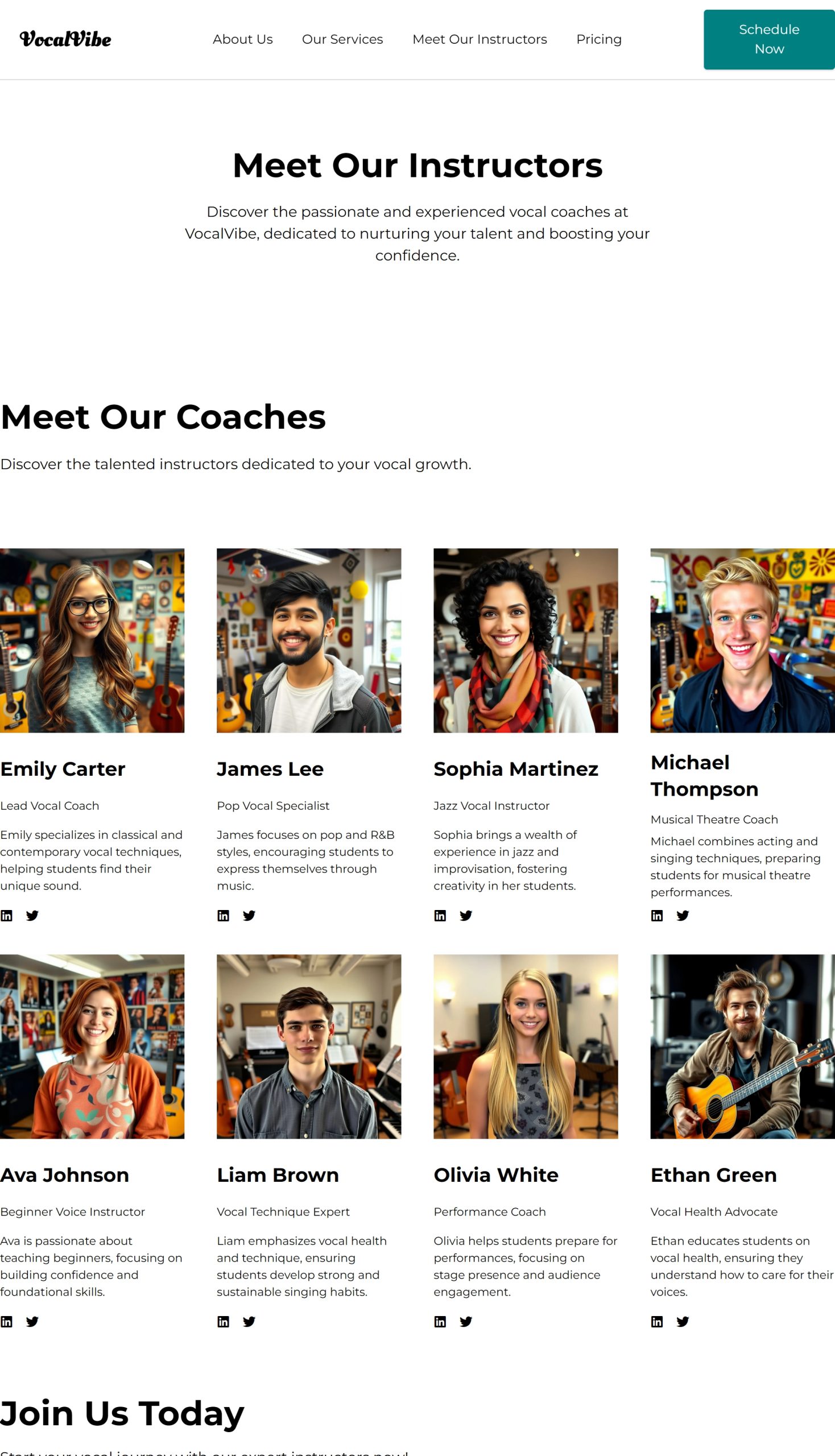 Meet Our Instructors