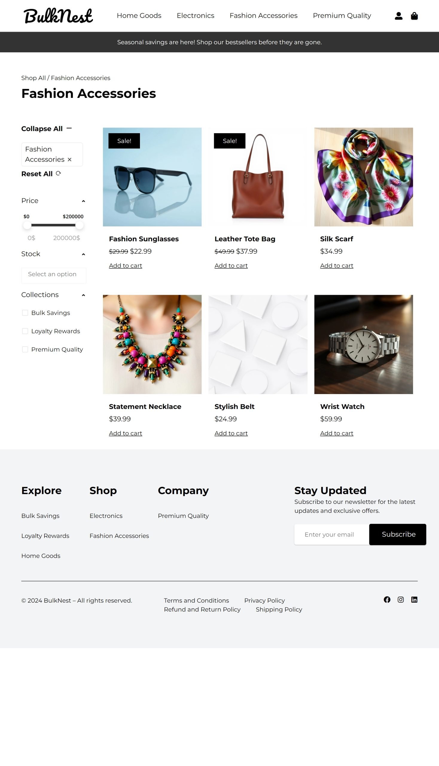 Fashion Accessories