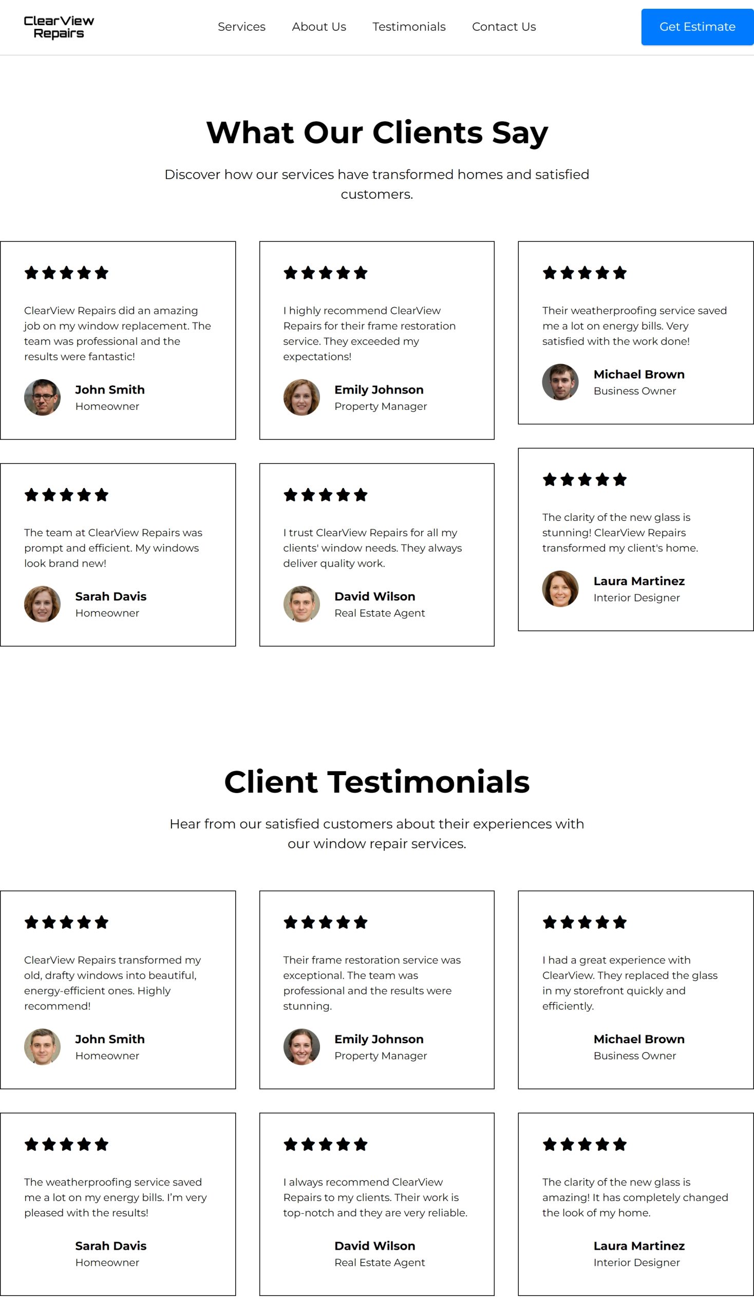 Testimonials