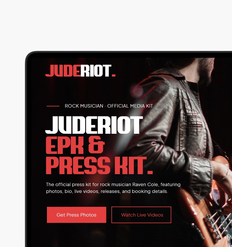 Electronic press kit.