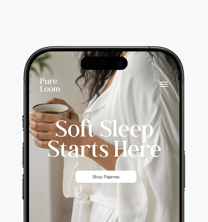 Mobile-ready storefront.	