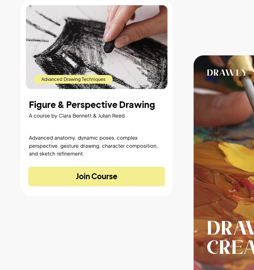 Program and course pages.