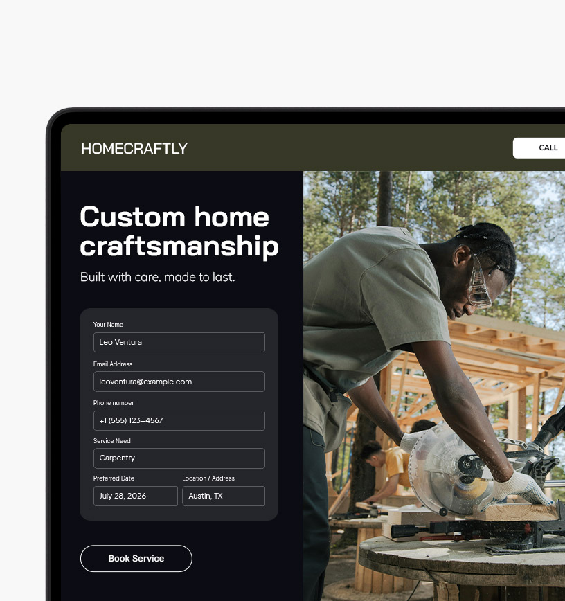 Book more jobs from your website.