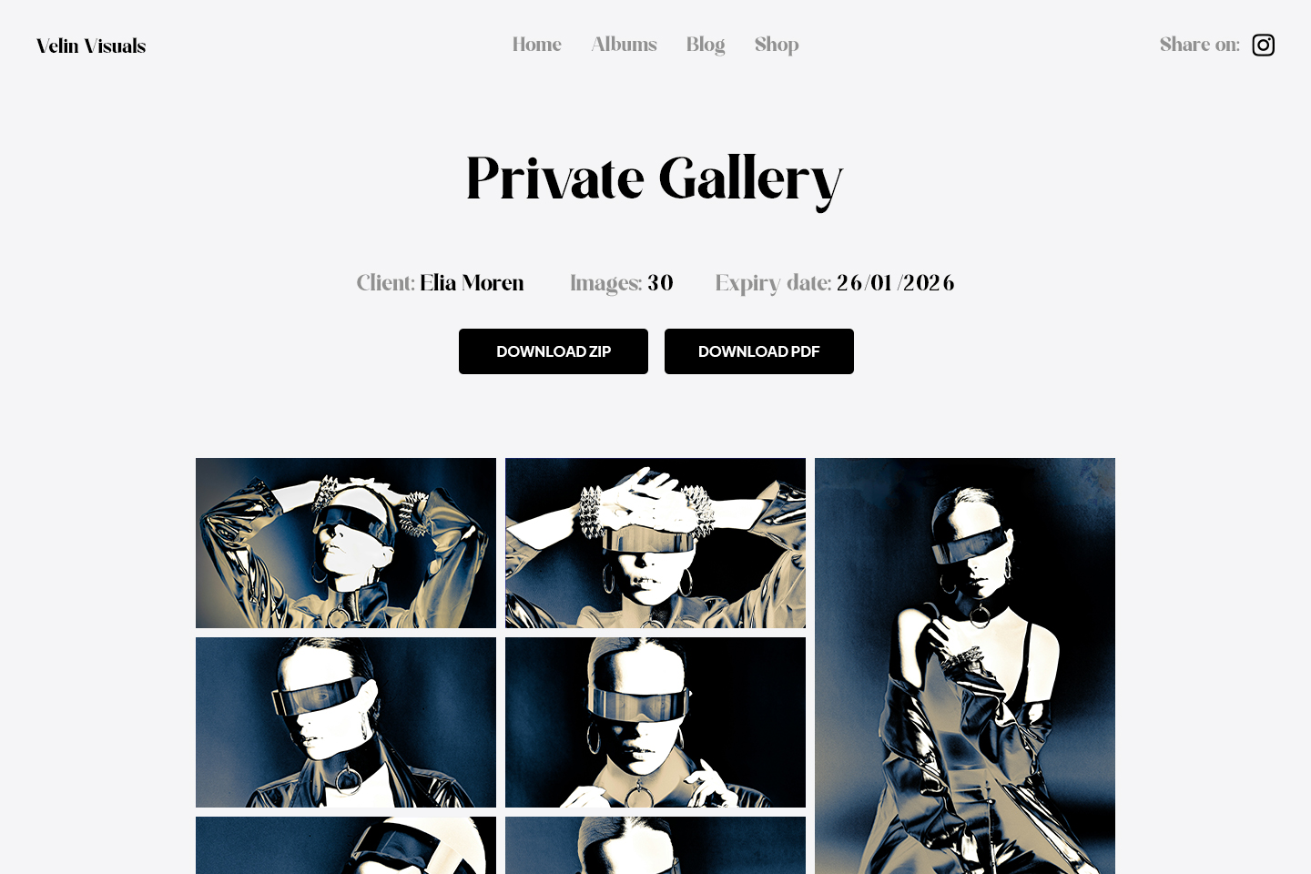 Deliver client galleries with ease