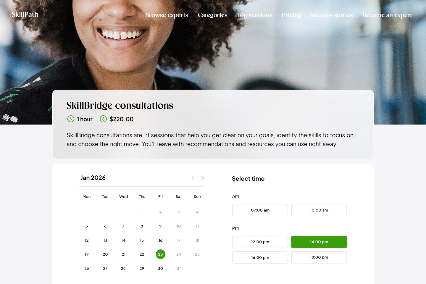 Let clients book directly