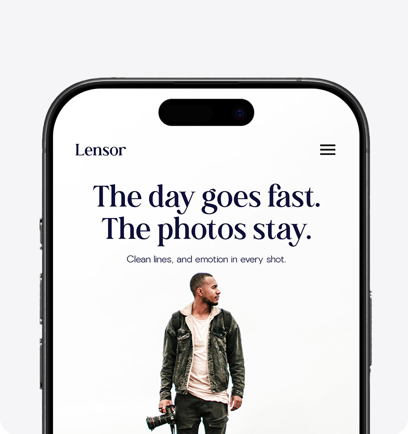 Mobile friendly design.