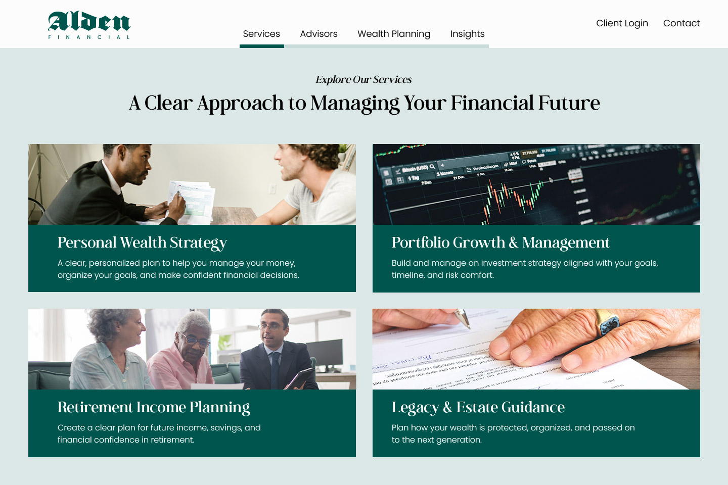 Present your services with clarity